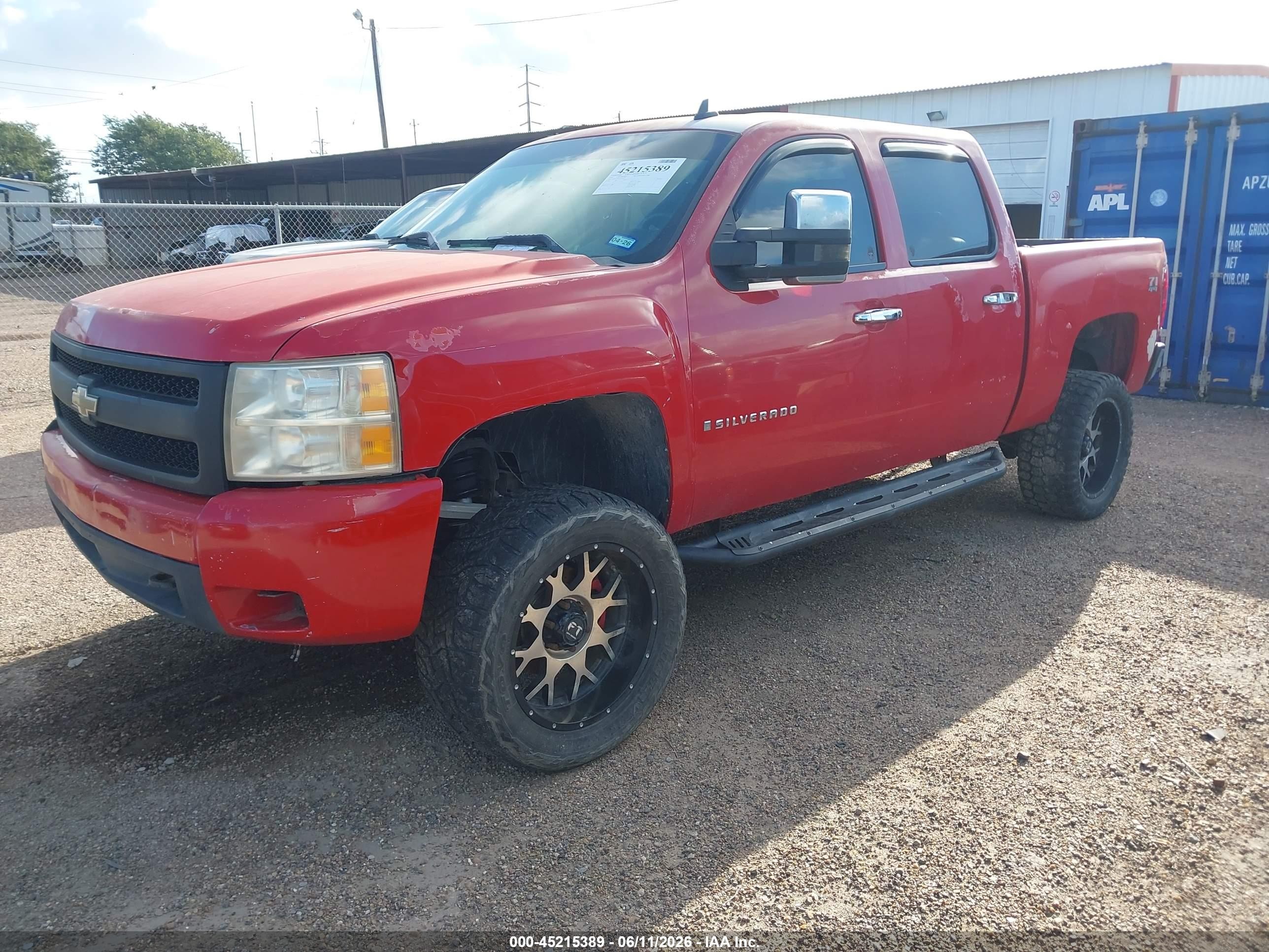 2007 Chevrolet Silverado 1500 Ltz Красный vin: 2GCEK13M771524362