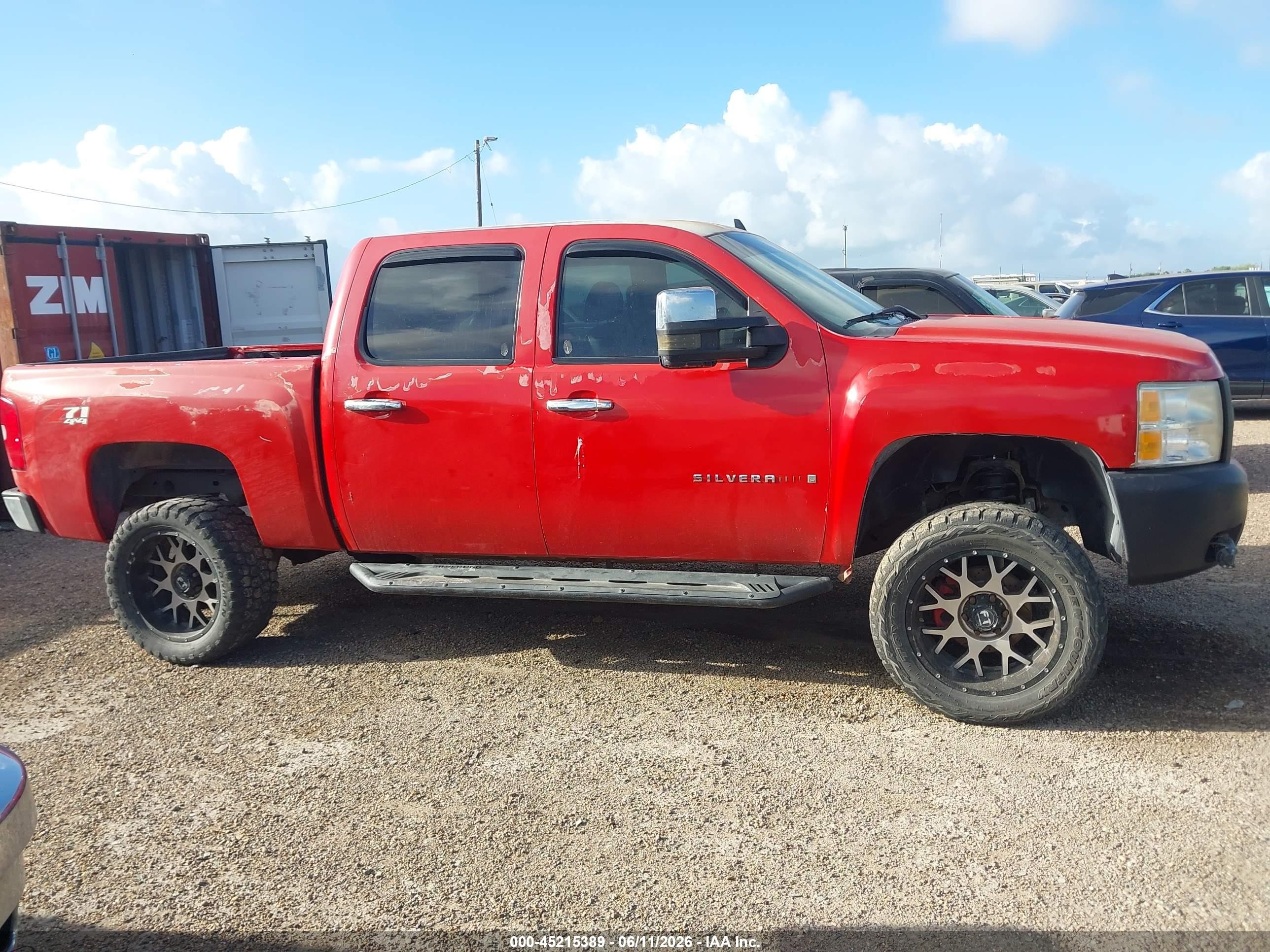 2007 Chevrolet Silverado 1500 Ltz Красный vin: 2GCEK13M771524362