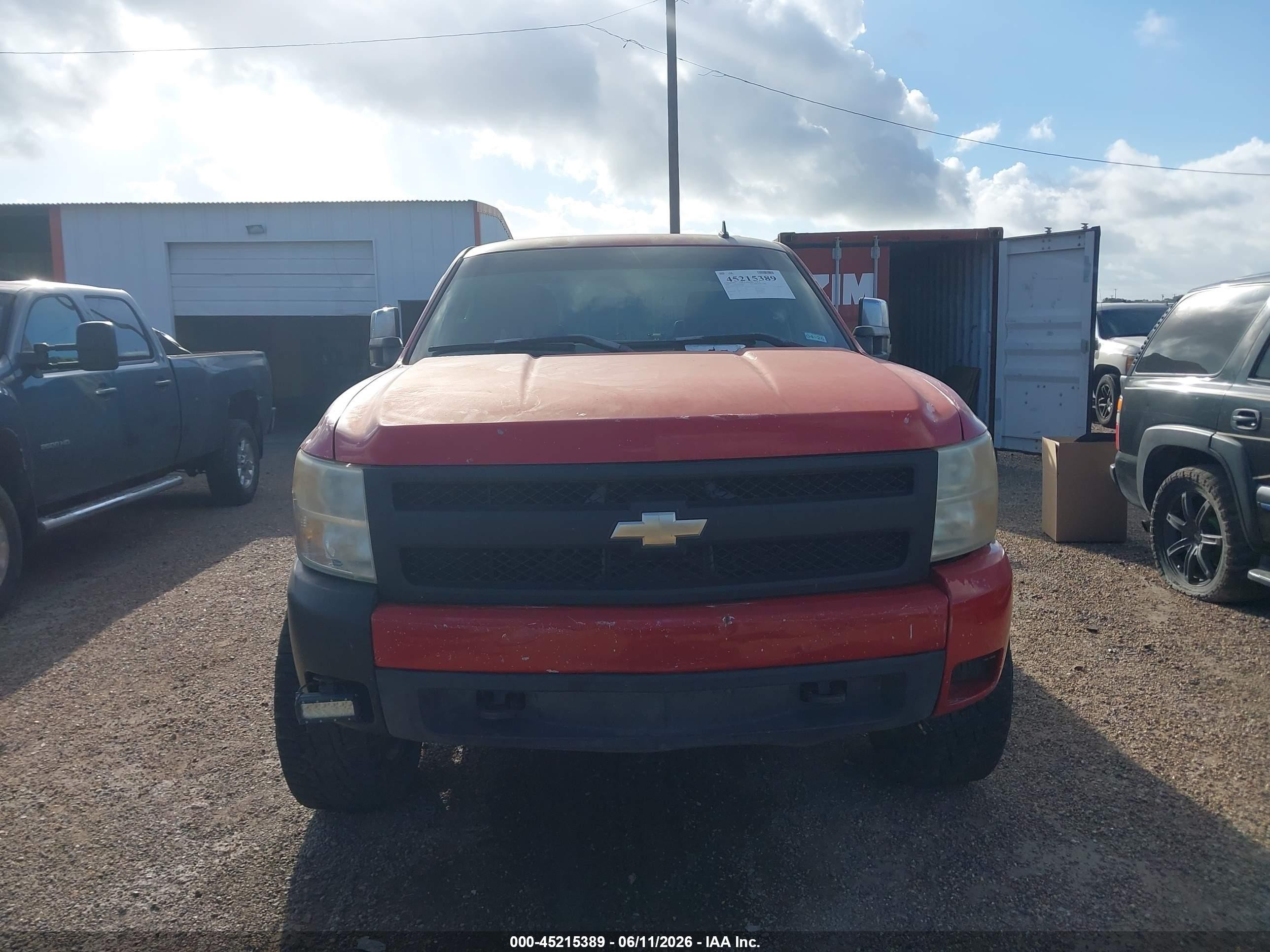 2007 Chevrolet Silverado 1500 Ltz Красный vin: 2GCEK13M771524362