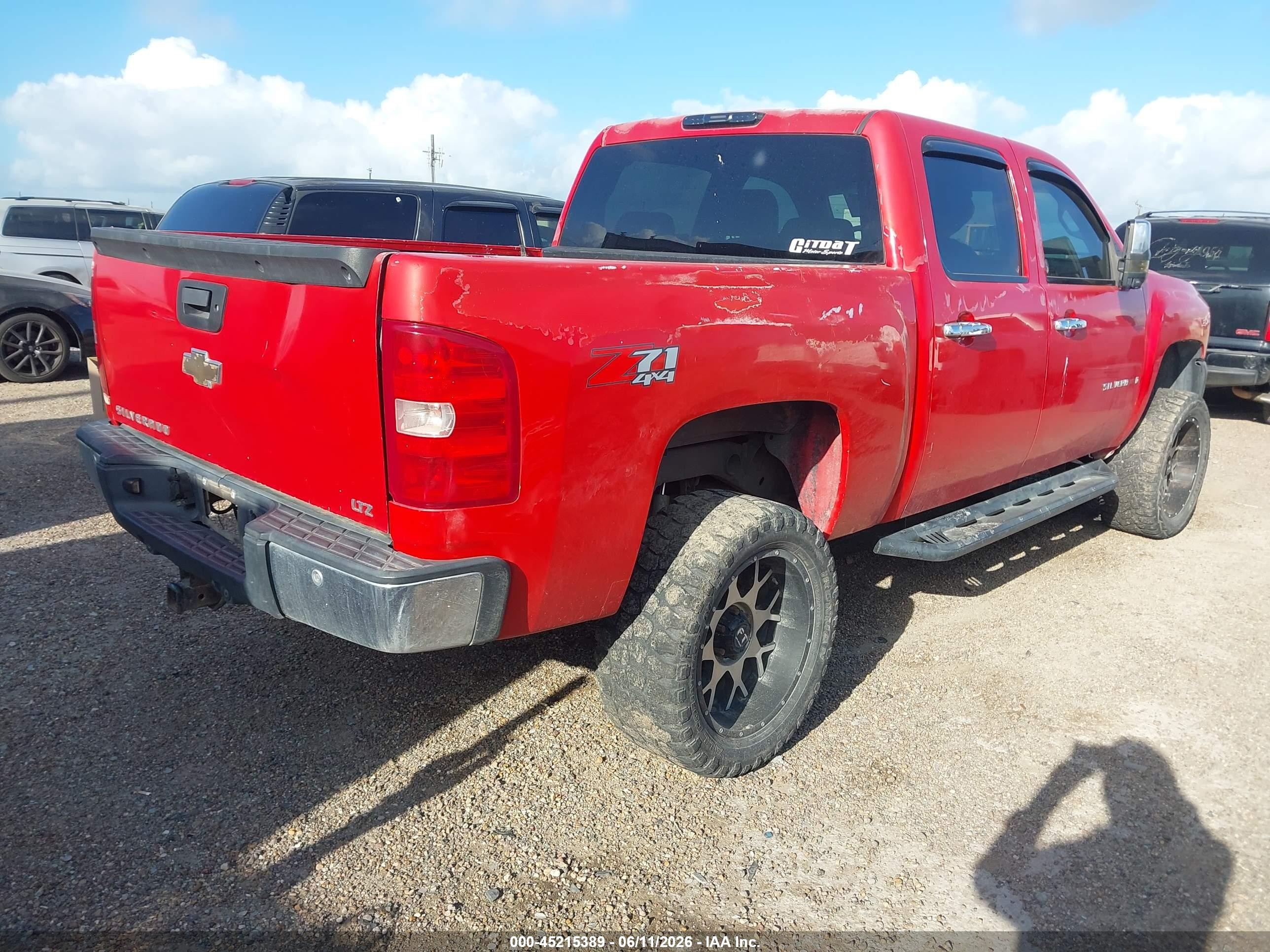 2007 Chevrolet Silverado 1500 Ltz Красный vin: 2GCEK13M771524362
