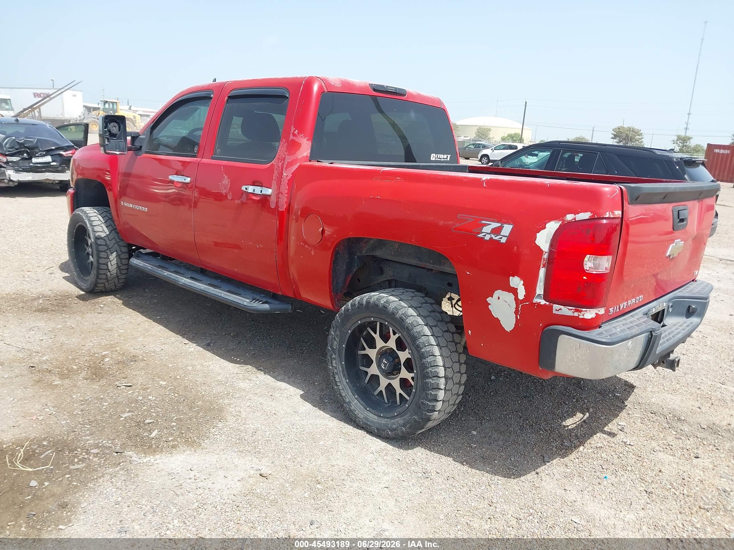 2007 Chevrolet Silverado 1500 Ltz Red vin: 2GCEK13M771524362
