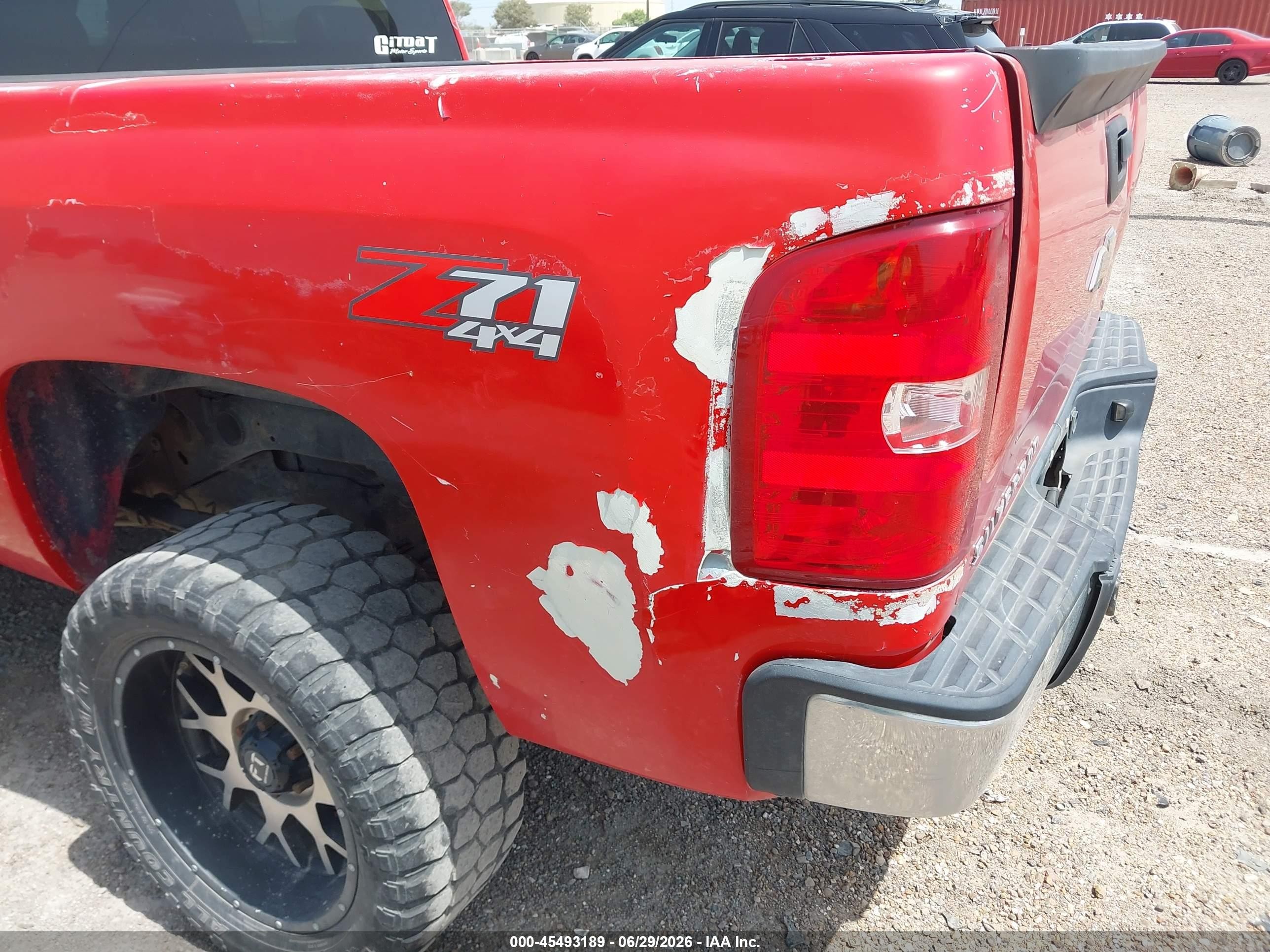2007 Chevrolet Silverado 1500 Ltz Red vin: 2GCEK13M771524362