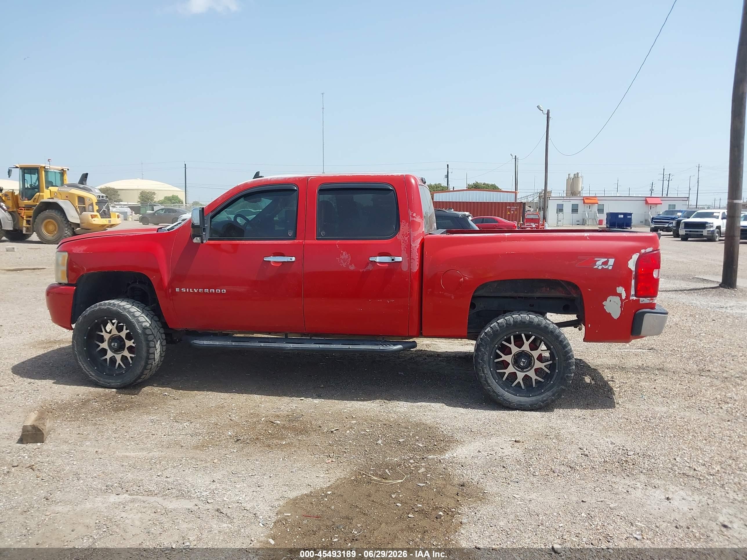 2007 Chevrolet Silverado 1500 Ltz Red vin: 2GCEK13M771524362