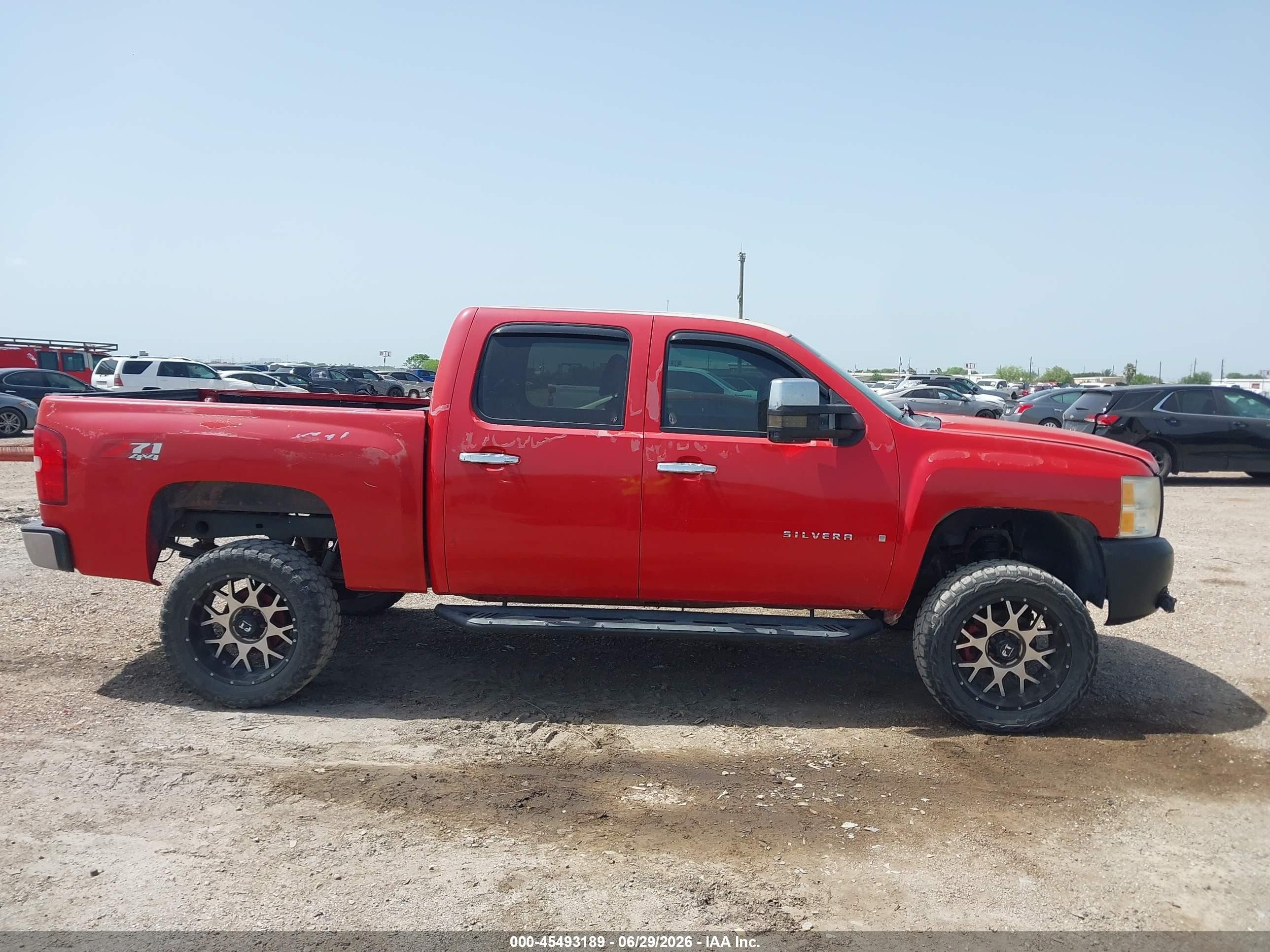 2007 Chevrolet Silverado 1500 Ltz Red vin: 2GCEK13M771524362