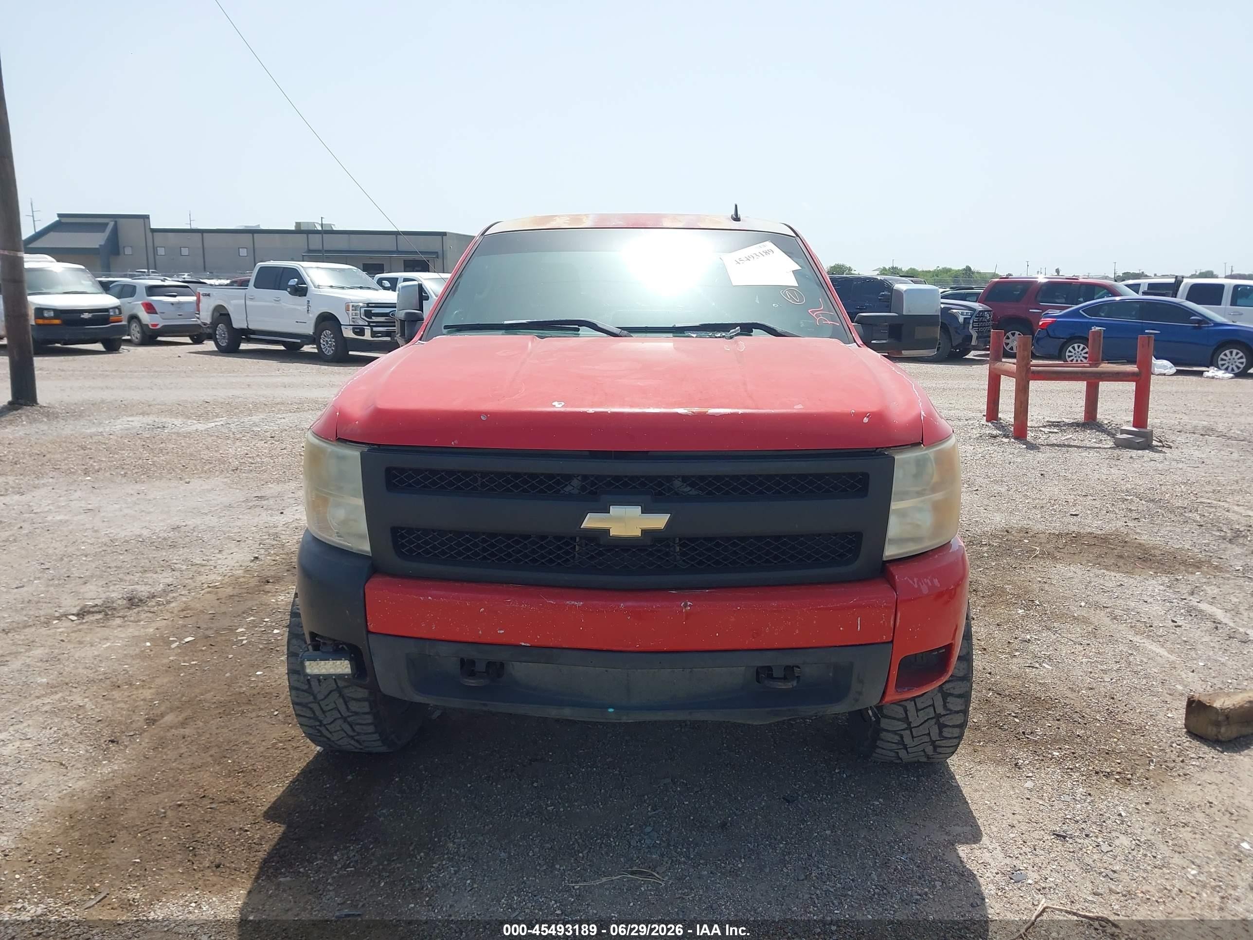 2007 Chevrolet Silverado 1500 Ltz Red vin: 2GCEK13M771524362