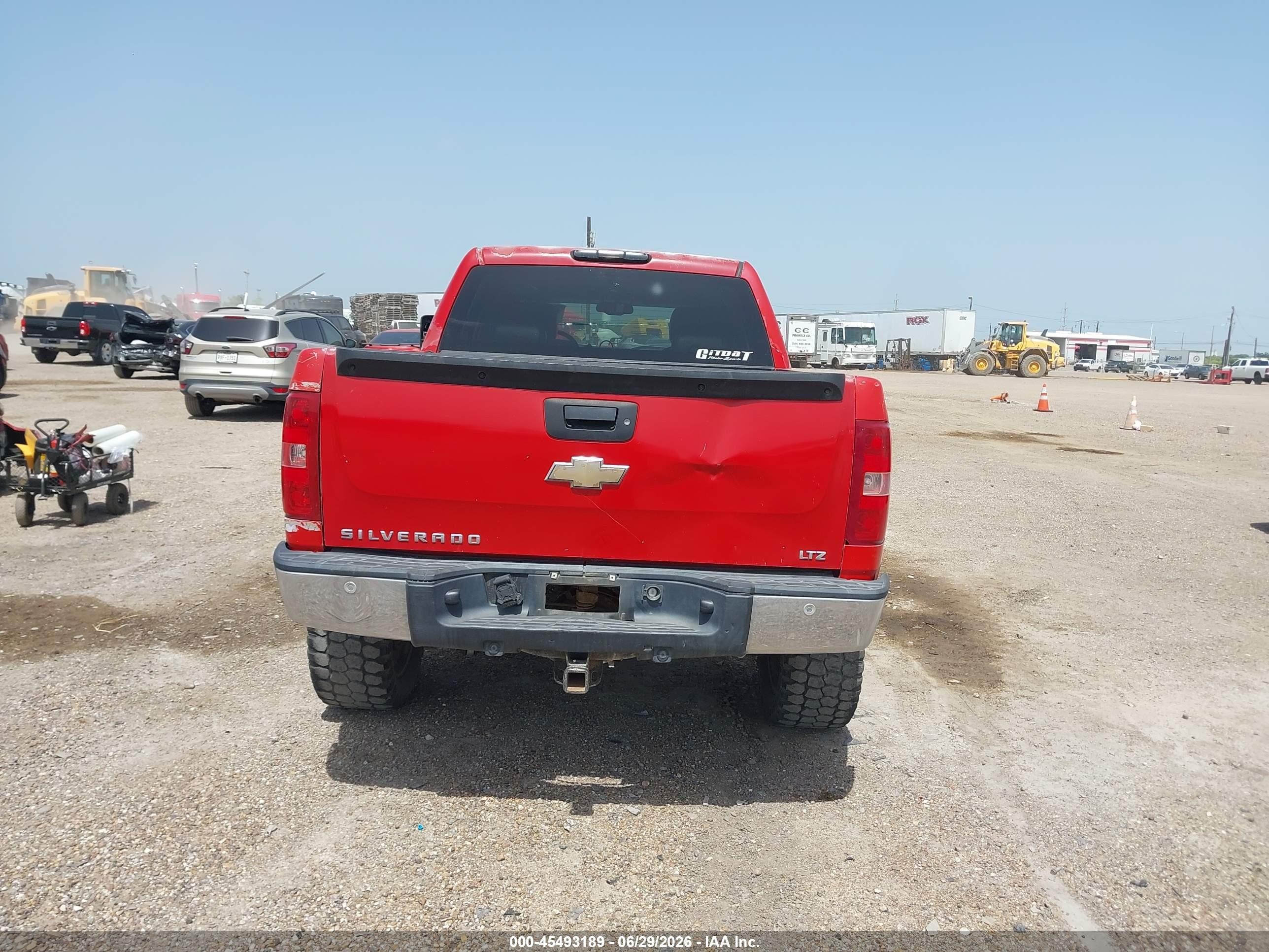 2007 Chevrolet Silverado 1500 Ltz Red vin: 2GCEK13M771524362