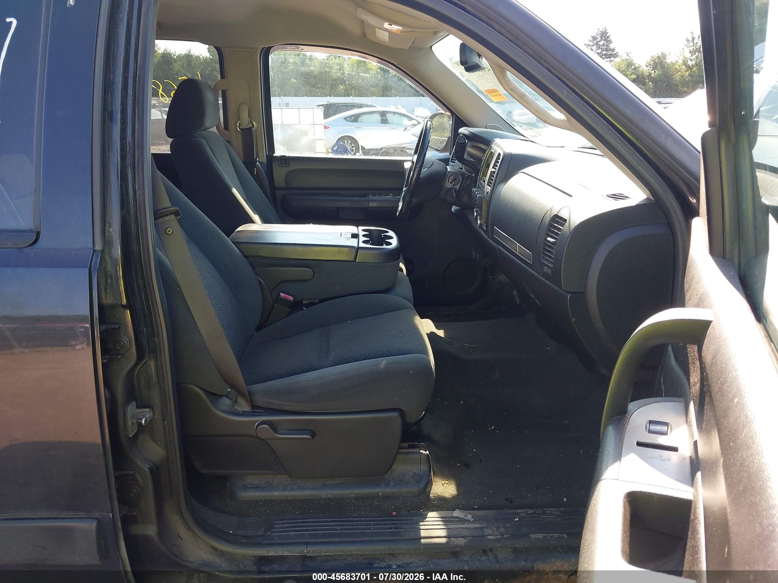 2008 Chevrolet Silverado 1500 Lt1 Black vin: 2GCEK13M781218280