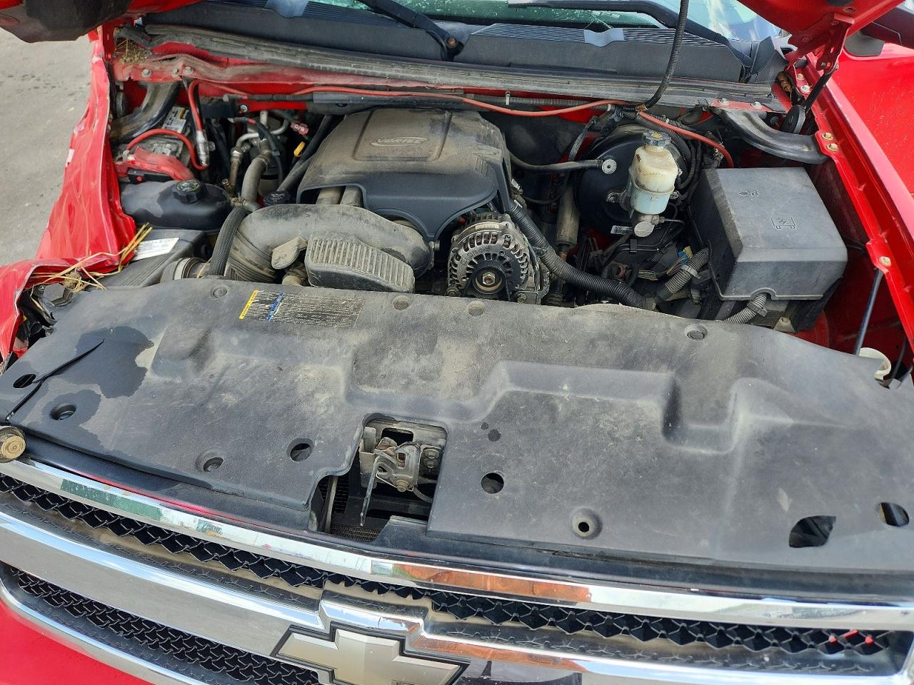 2007 Chevrolet Silverado K1500 Crew Cab Красный vin: 2GCEK13M871509935