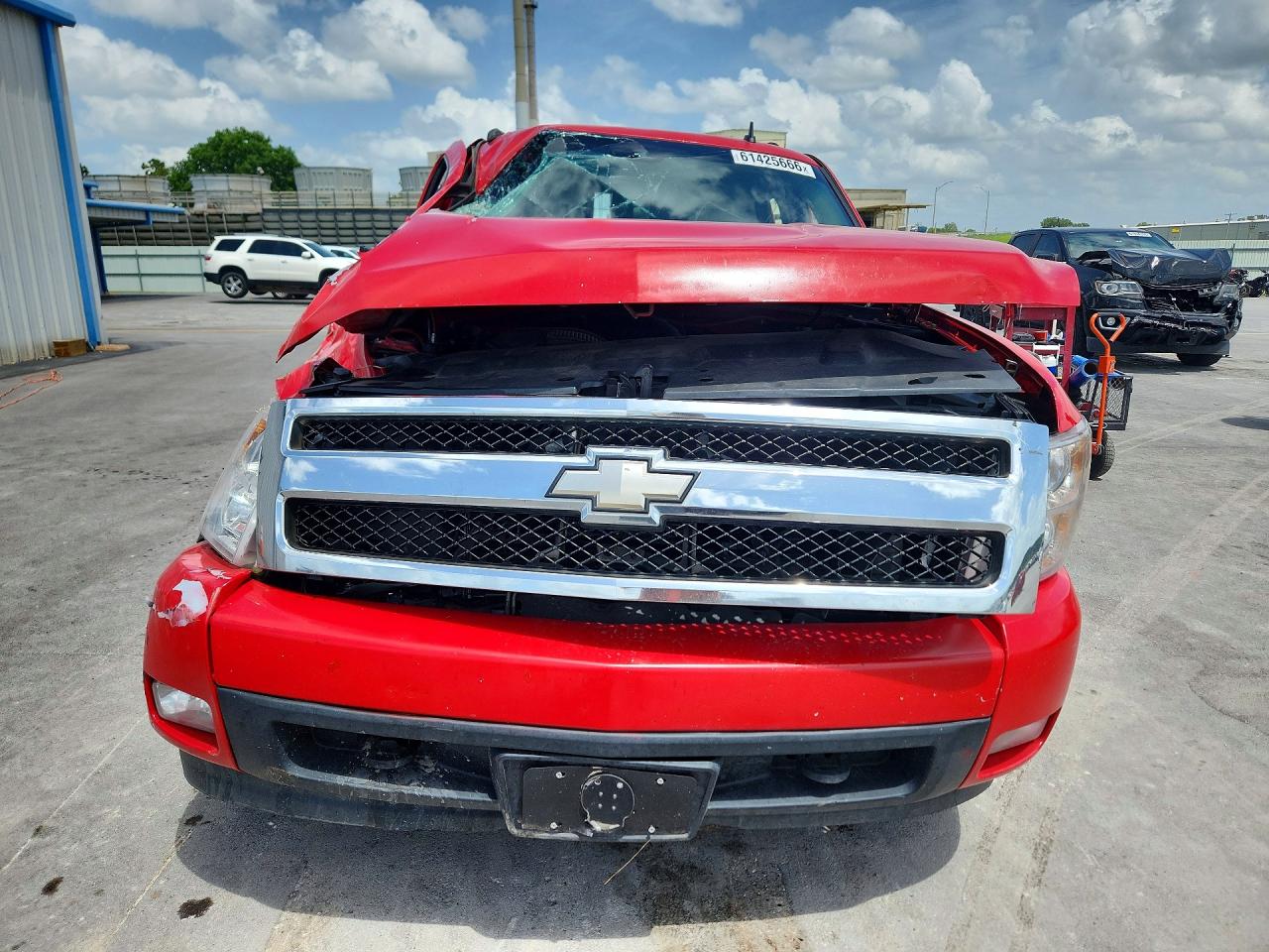 2007 Chevrolet Silverado K1500 Crew Cab Красный vin: 2GCEK13M871509935