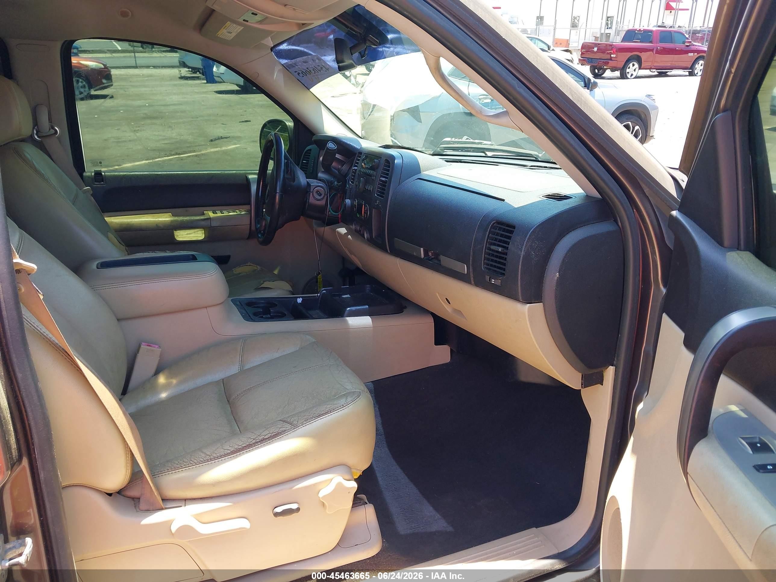 2007 Chevrolet Silverado K1500 Crew Cab Brown vin: 2GCEK13M871551506