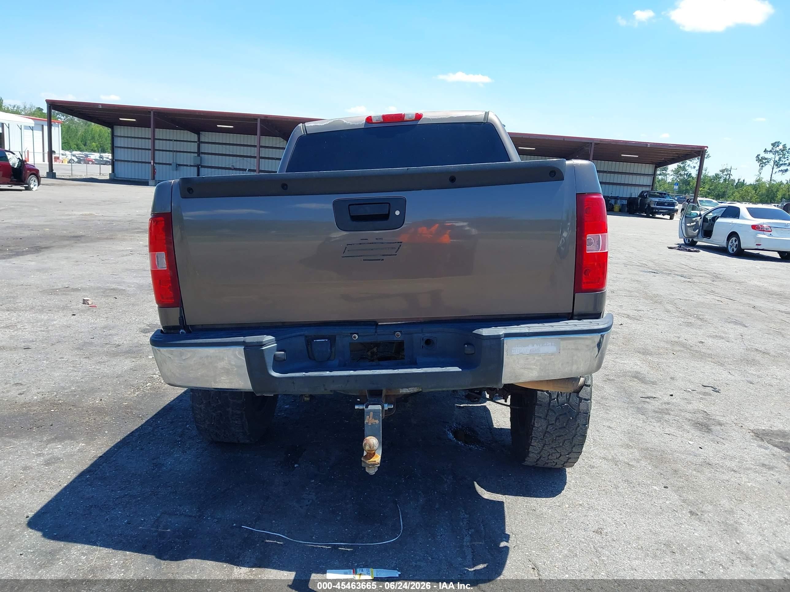 2007 Chevrolet Silverado K1500 Crew Cab Brown vin: 2GCEK13M871551506