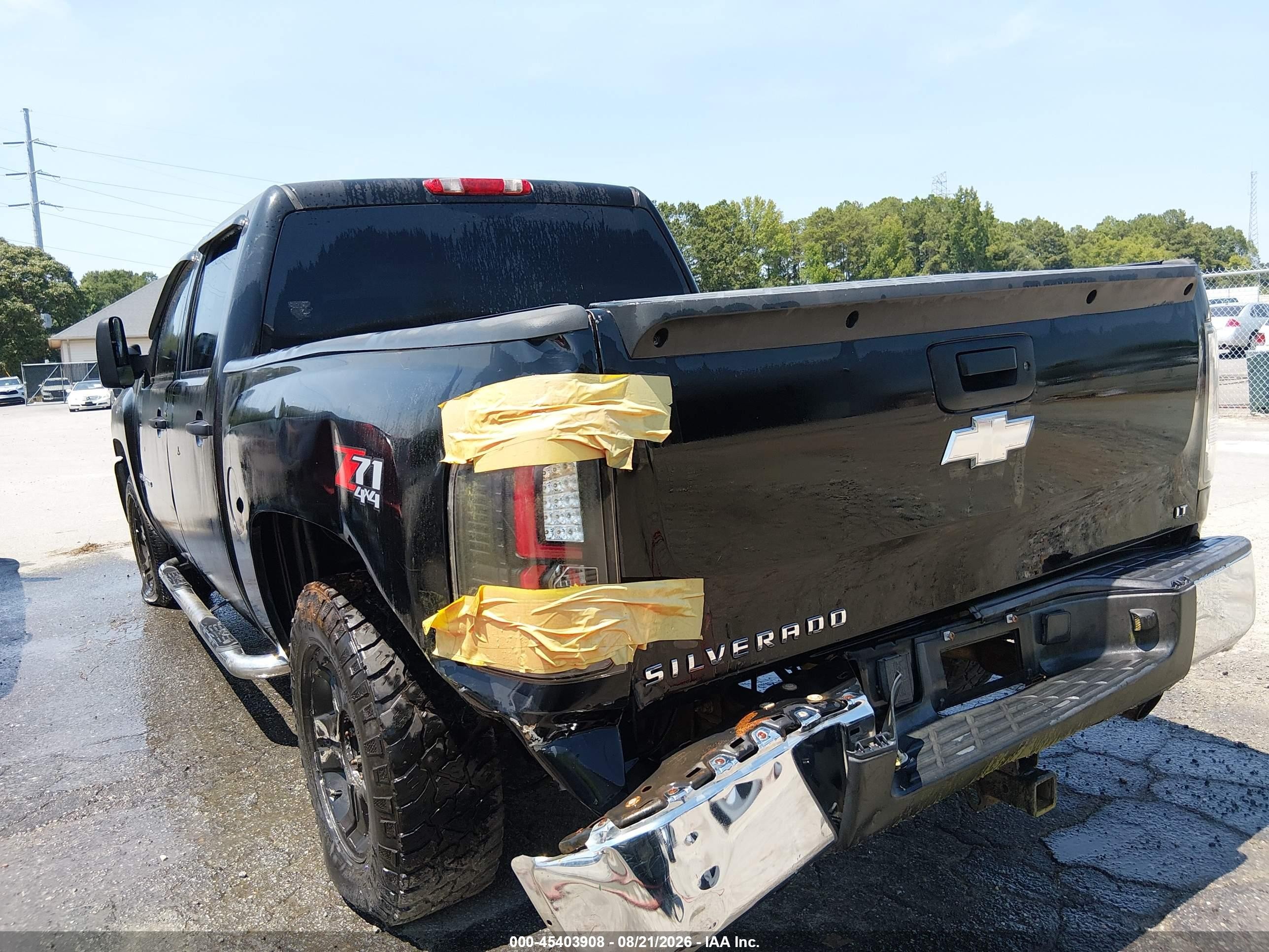 2007 Chevrolet Silverado 1500 Lt2 Black vin: 2GCEK13M871557984