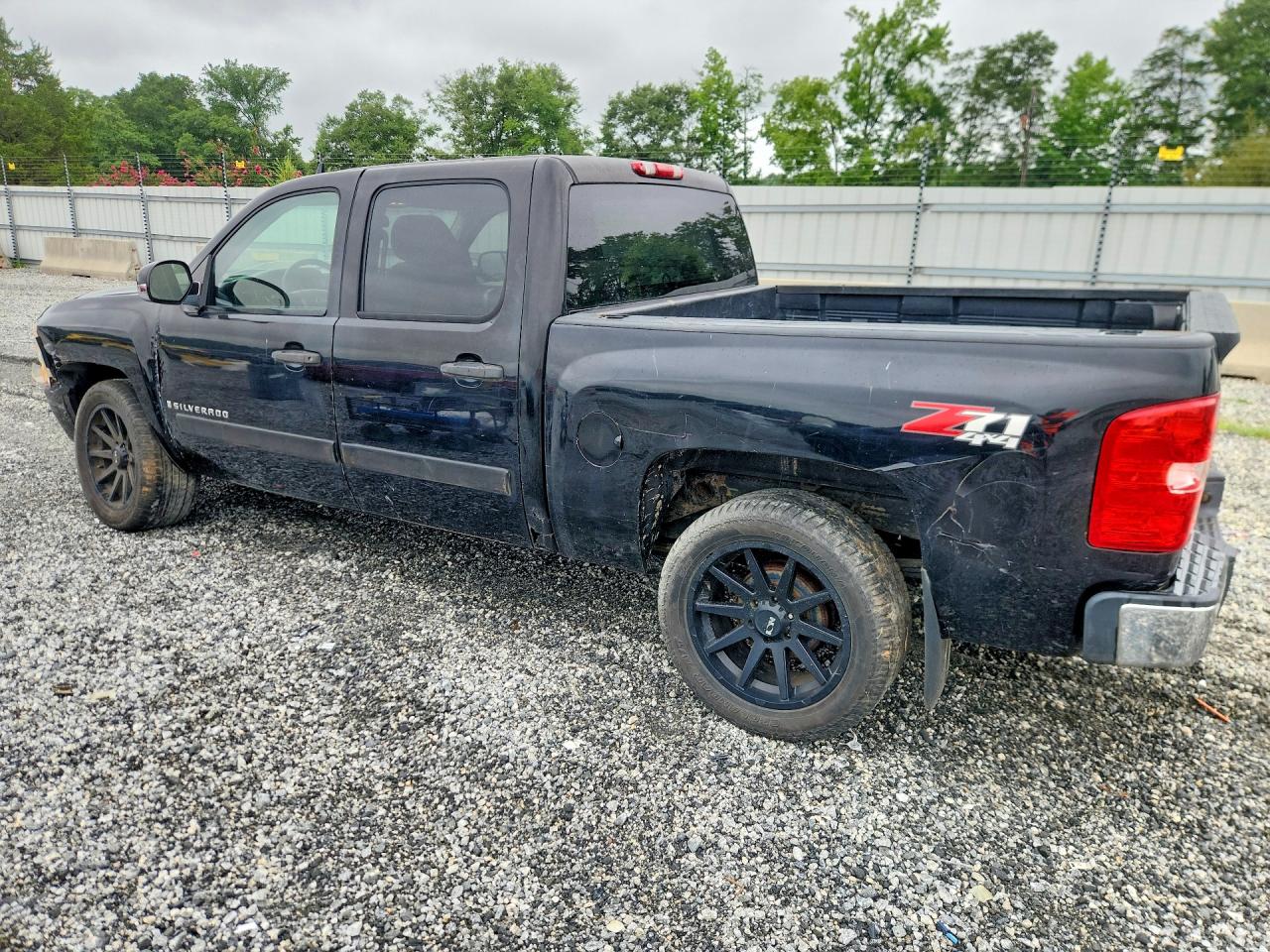 2007 Chevrolet Silverado K1500 Crew Cab Черный vin: 2GCEK13M871580729