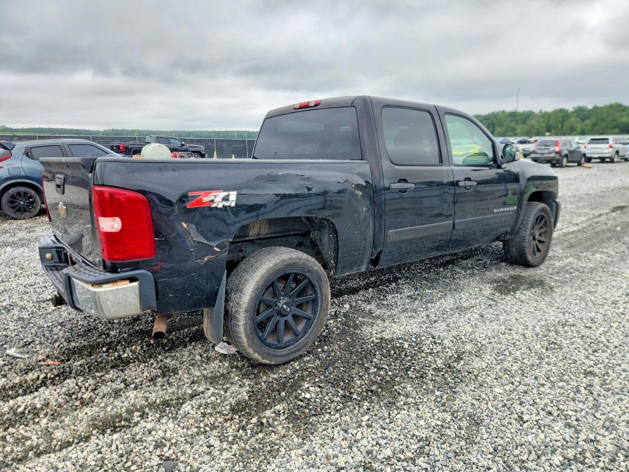 2007 Chevrolet Silverado K1500 Crew Cab Черный vin: 2GCEK13M871580729