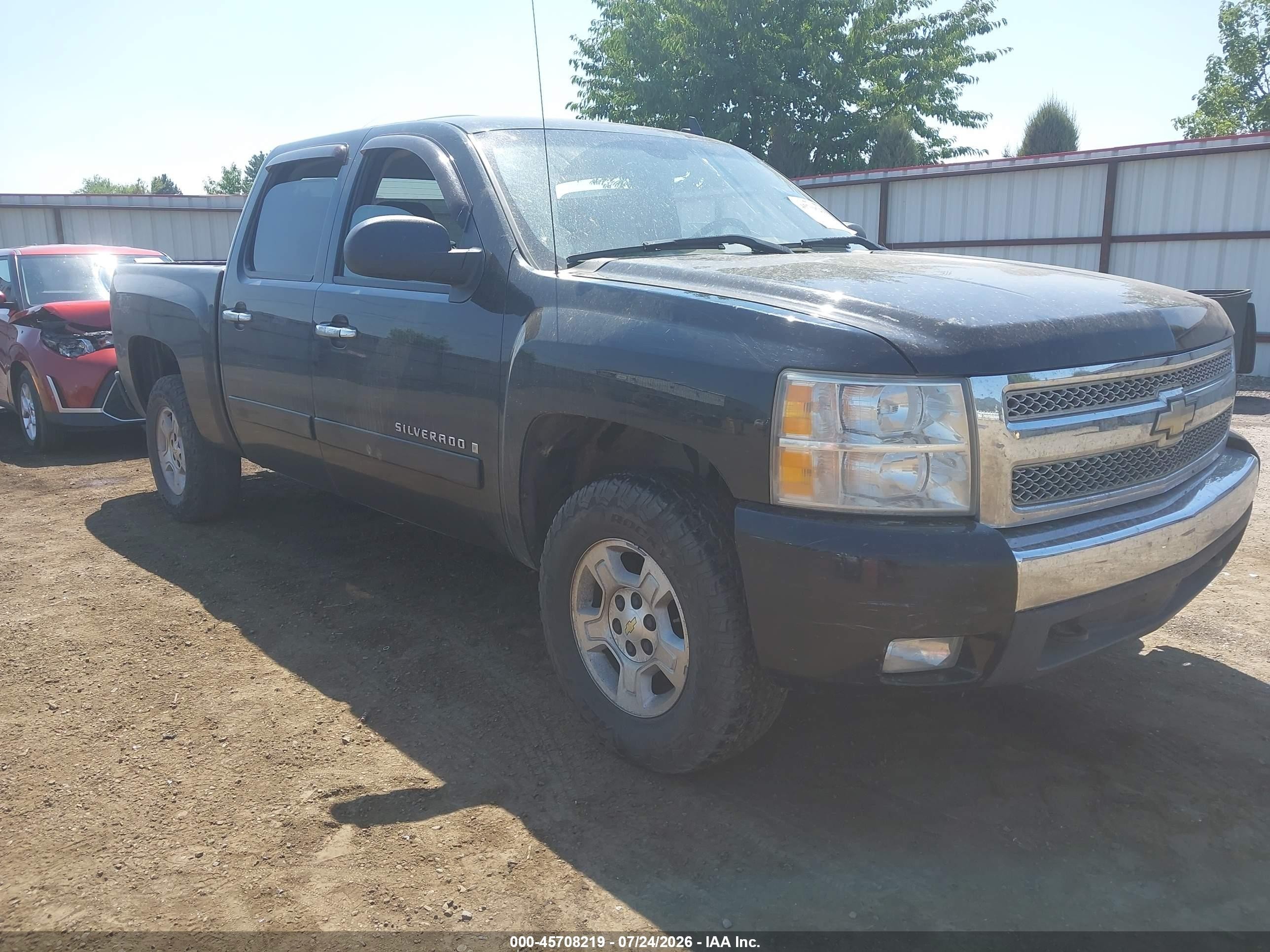 2007 Chevrolet Silverado 1500 Lt1/lt2/ltz/work Truck Black vin: 2GCEK13M871672276