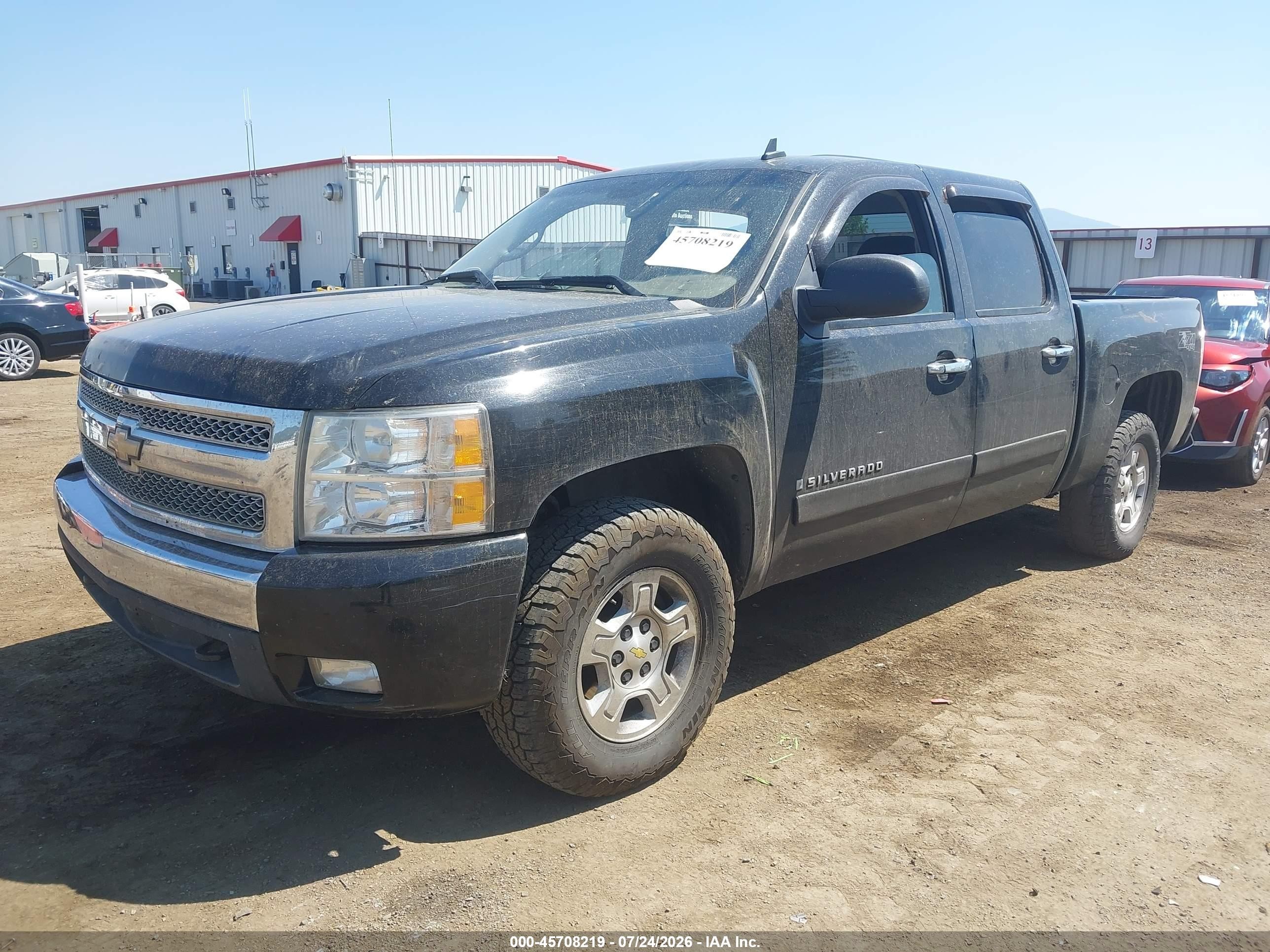 2007 Chevrolet Silverado 1500 Lt1/lt2/ltz/work Truck Black vin: 2GCEK13M871672276