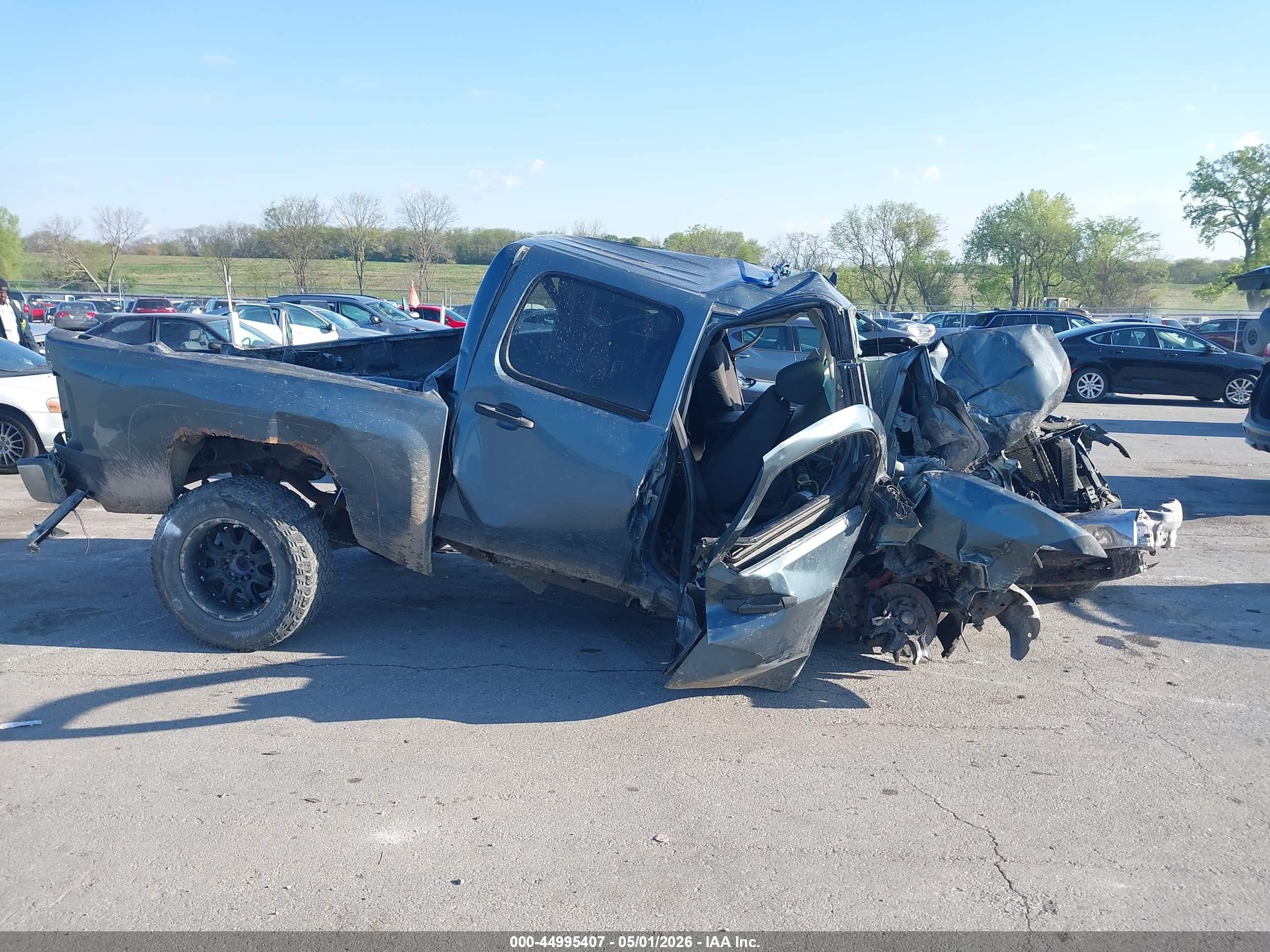 2007 Chevrolet Silverado 1500 Lt1 Blue vin: 2GCEK13M871717393