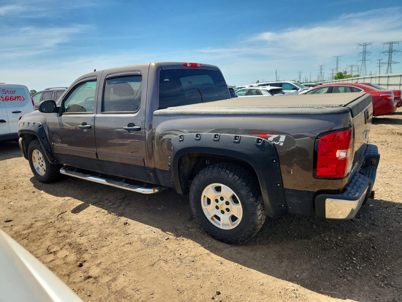 2008 Chevrolet Silverado K1500 Gray vin: 2GCEK13M881141001