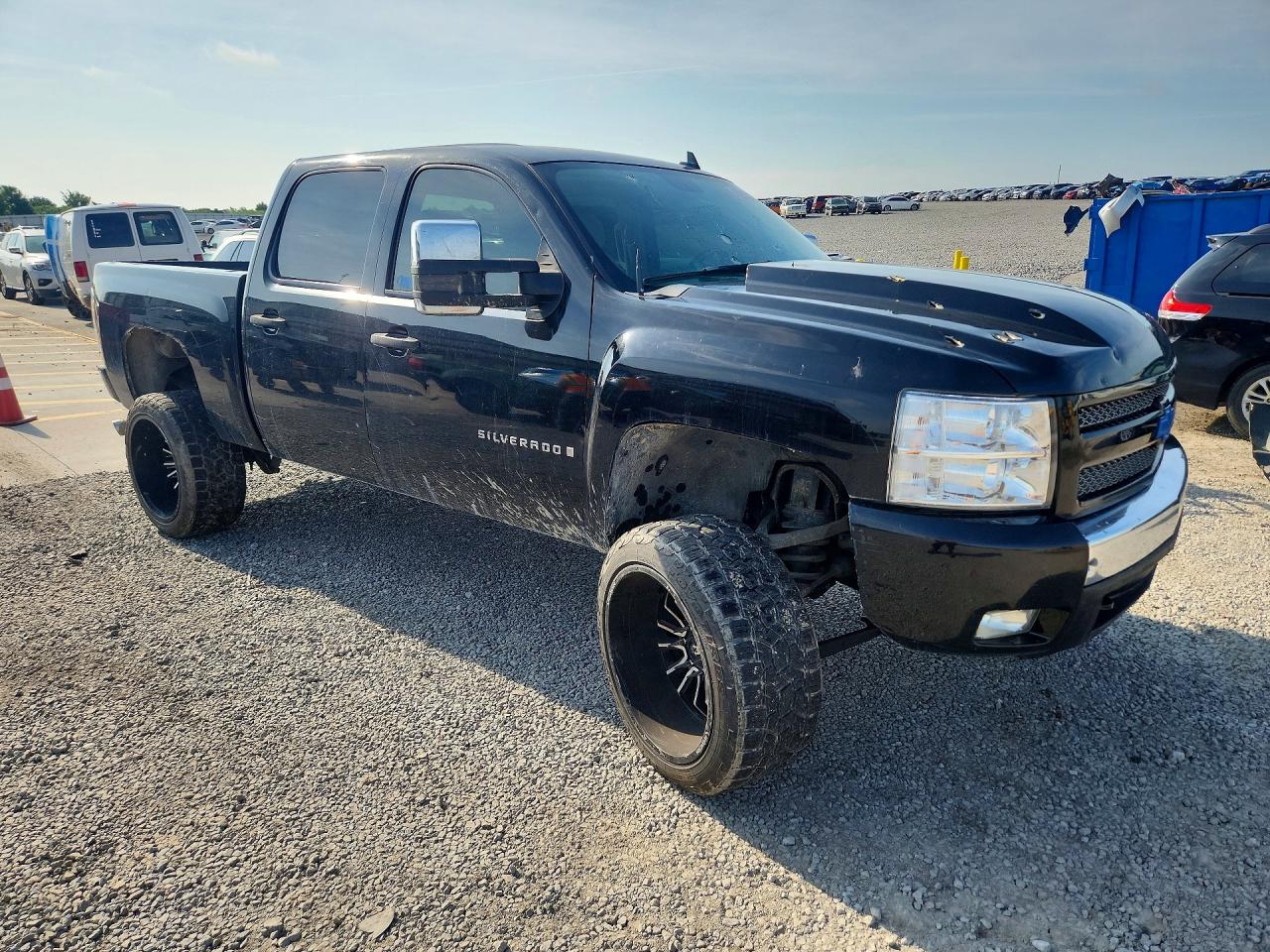 2008 Chevrolet Silverado K1500 Black vin: 2GCEK13M881161832