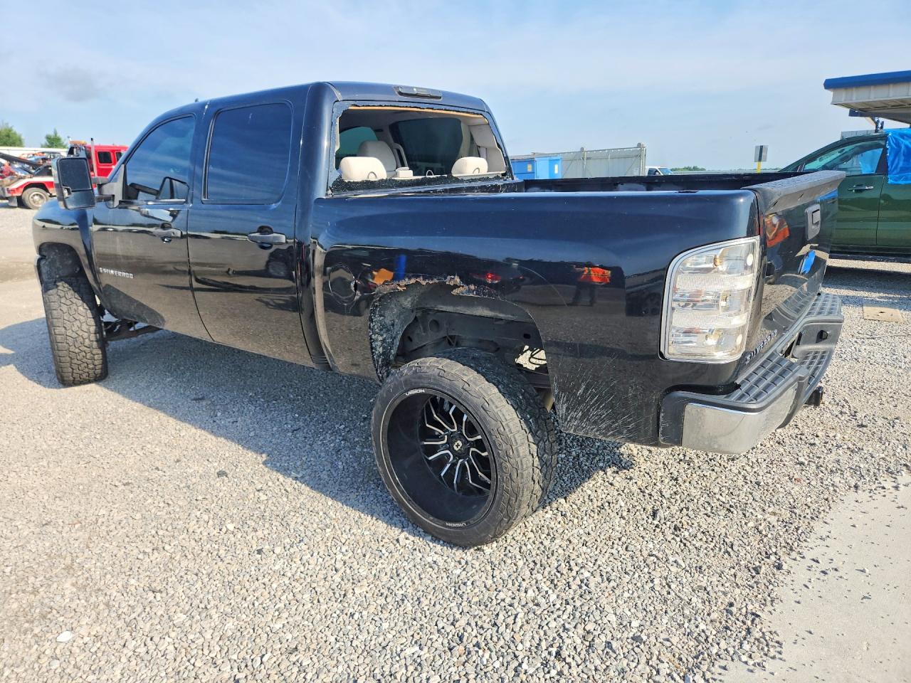 2008 Chevrolet Silverado K1500 Black vin: 2GCEK13M881161832