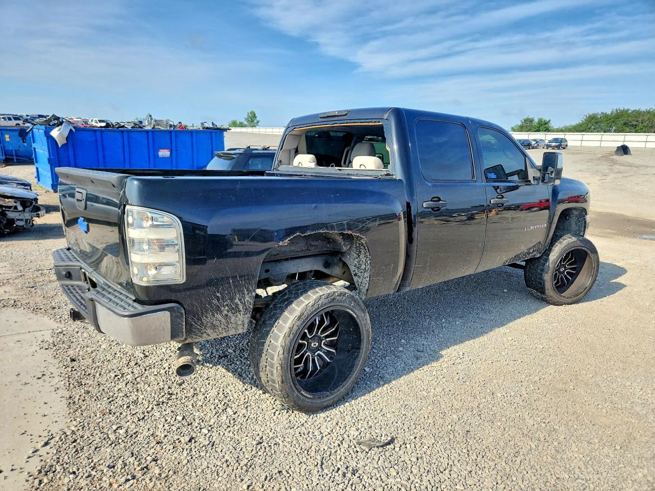 2008 Chevrolet Silverado K1500 Black vin: 2GCEK13M881161832