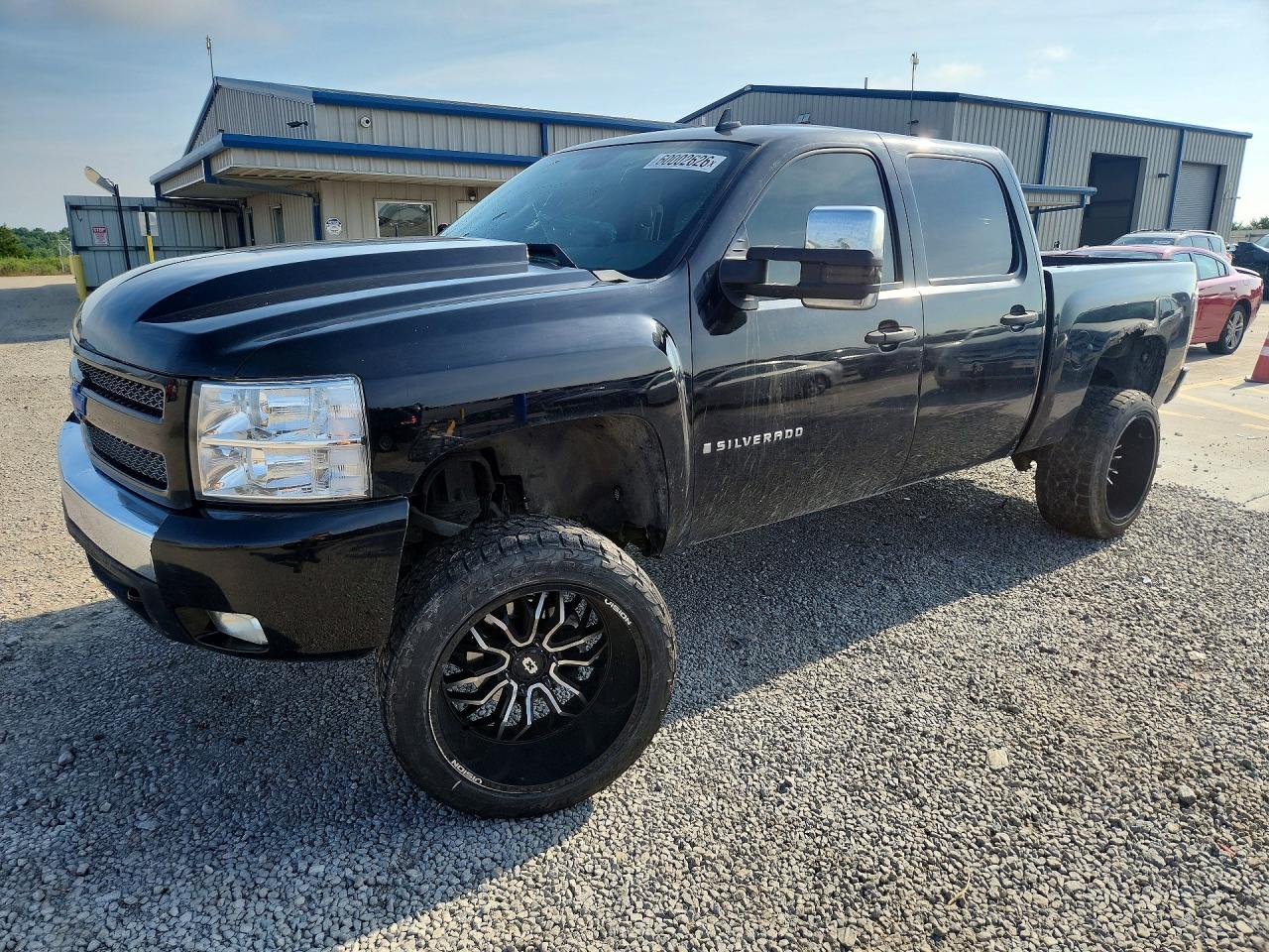 2008 Chevrolet Silverado K1500 Black vin: 2GCEK13M881161832