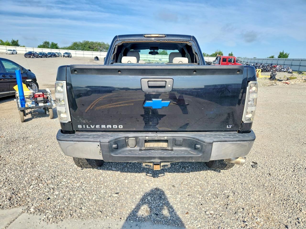 2008 Chevrolet Silverado K1500 Black vin: 2GCEK13M881161832