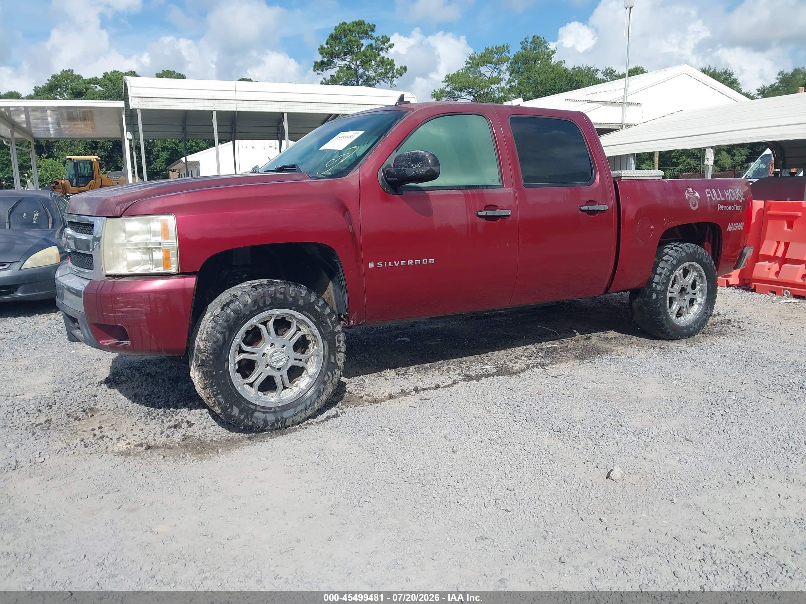 2008 Chevrolet Silverado 1500 Lt1 Red vin: 2GCEK13M881213962