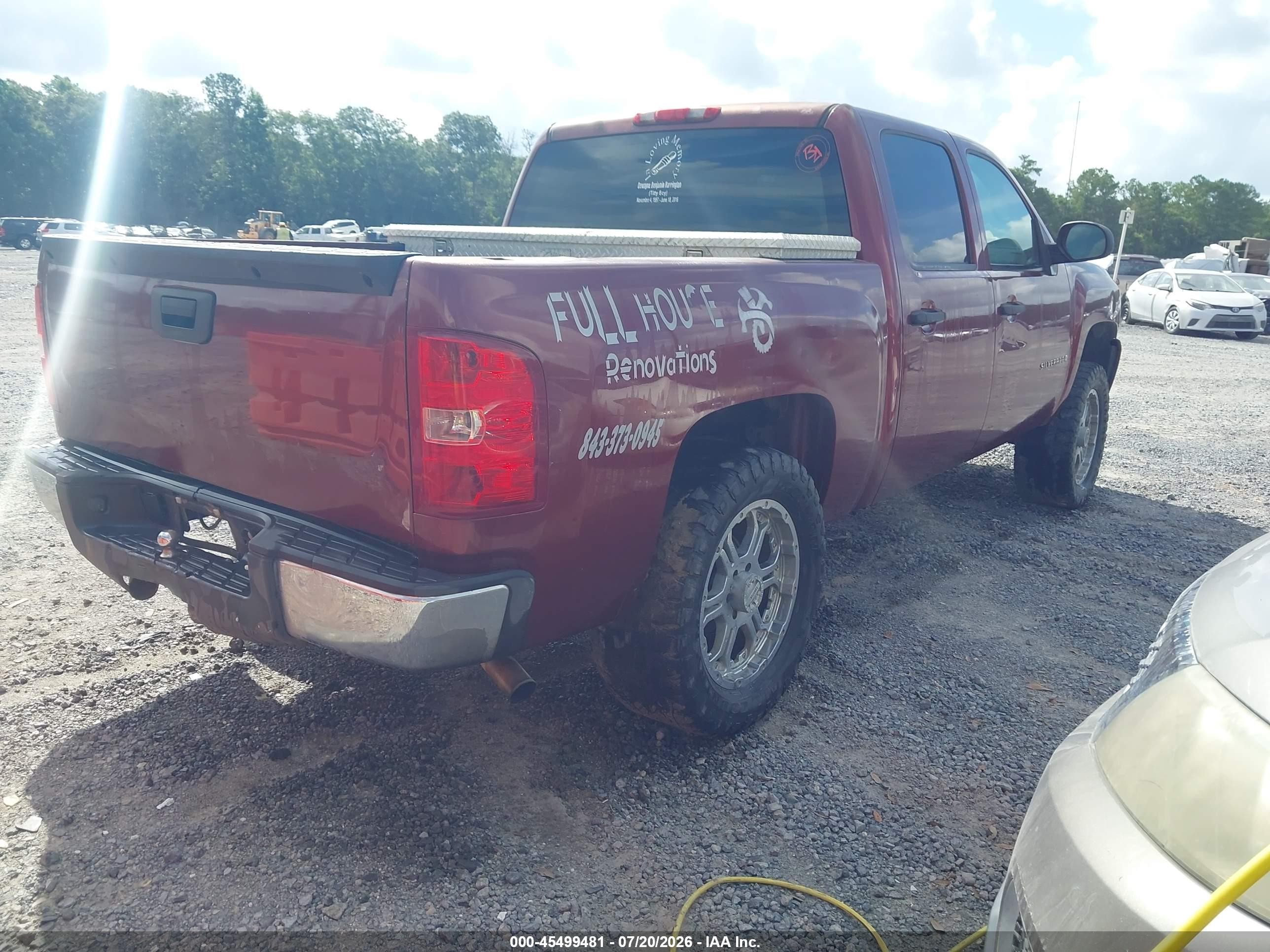 2008 Chevrolet Silverado 1500 Lt1 Red vin: 2GCEK13M881213962