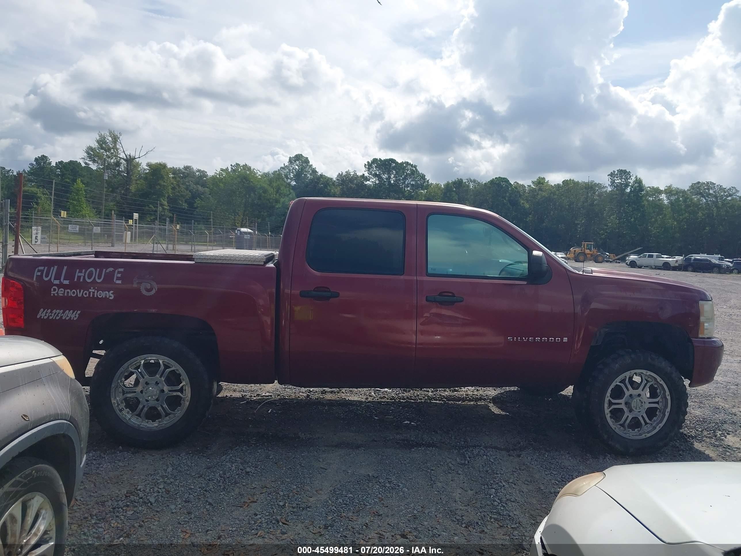 2008 Chevrolet Silverado 1500 Lt1 Red vin: 2GCEK13M881213962