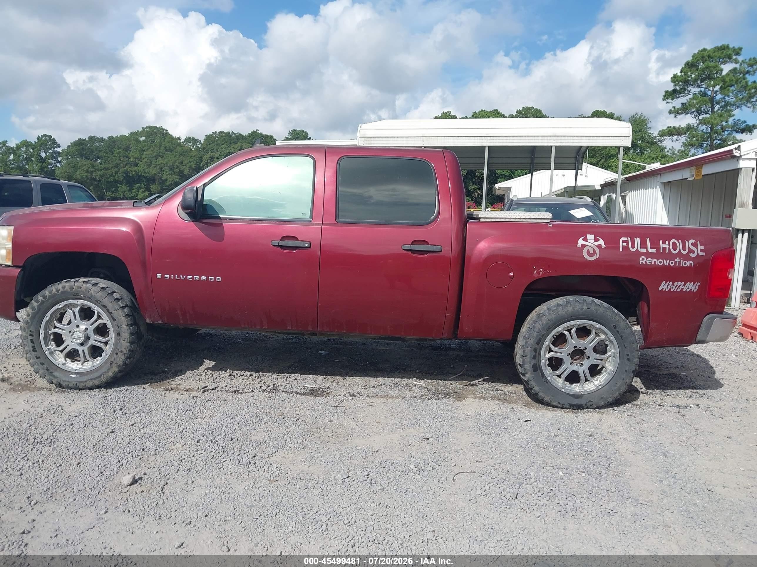 2008 Chevrolet Silverado 1500 Lt1 Red vin: 2GCEK13M881213962