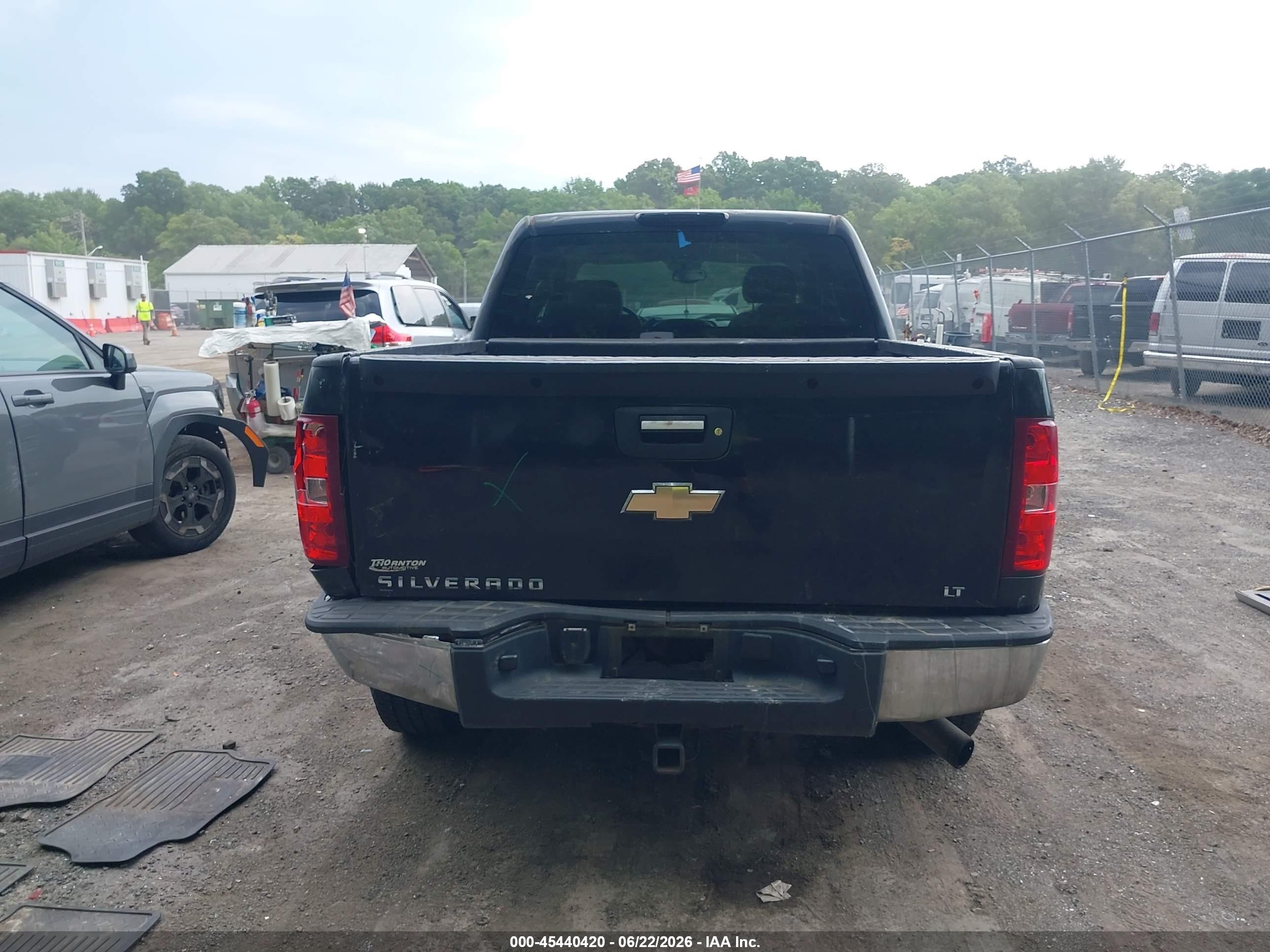 2007 Chevrolet Silverado 1500 Lt1 Black vin: 2GCEK13M971588919