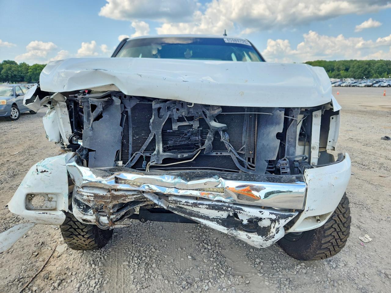 2008 Chevrolet Silverado K1500 White vin: 2GCEK13M981132890