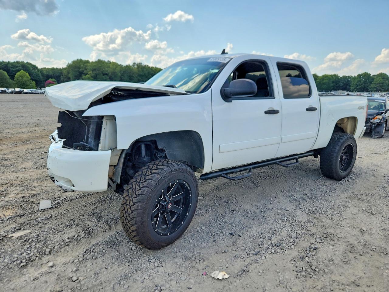 2008 Chevrolet Silverado K1500 White vin: 2GCEK13M981132890