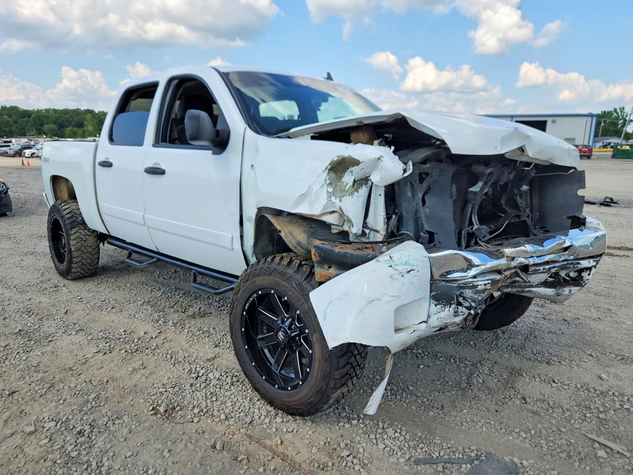 2008 Chevrolet Silverado K1500 White vin: 2GCEK13M981132890