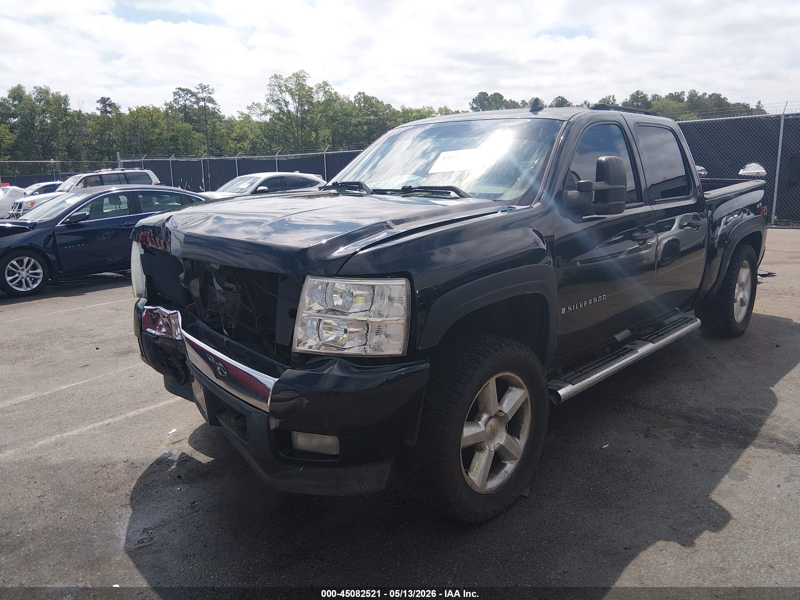 2008 Chevrolet Silverado 1500 Lt1/lt2/ltz/work Truck Black vin: 2GCEK13M981208852