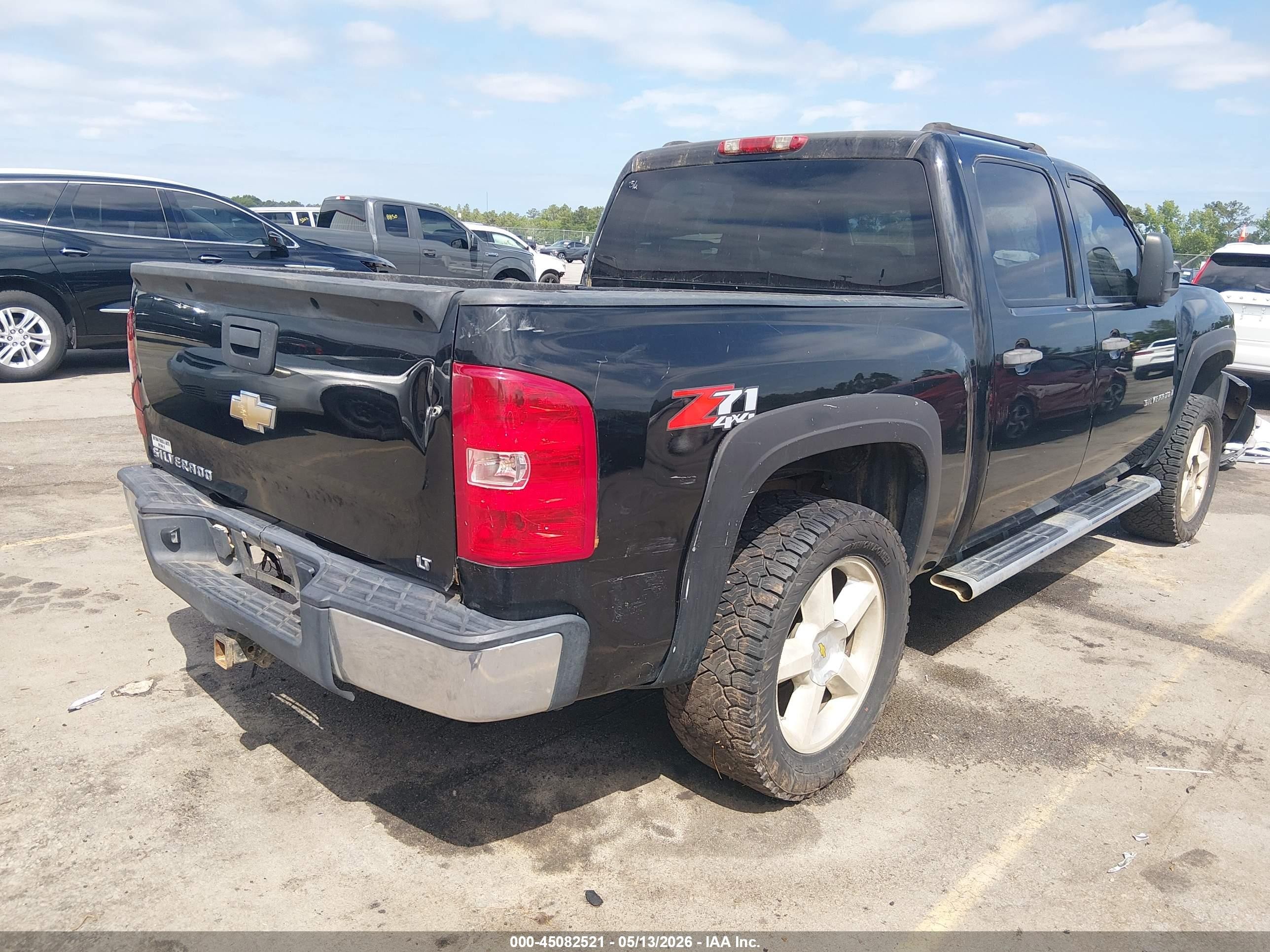 2008 Chevrolet Silverado 1500 Lt1/lt2/ltz/work Truck Black vin: 2GCEK13M981208852
