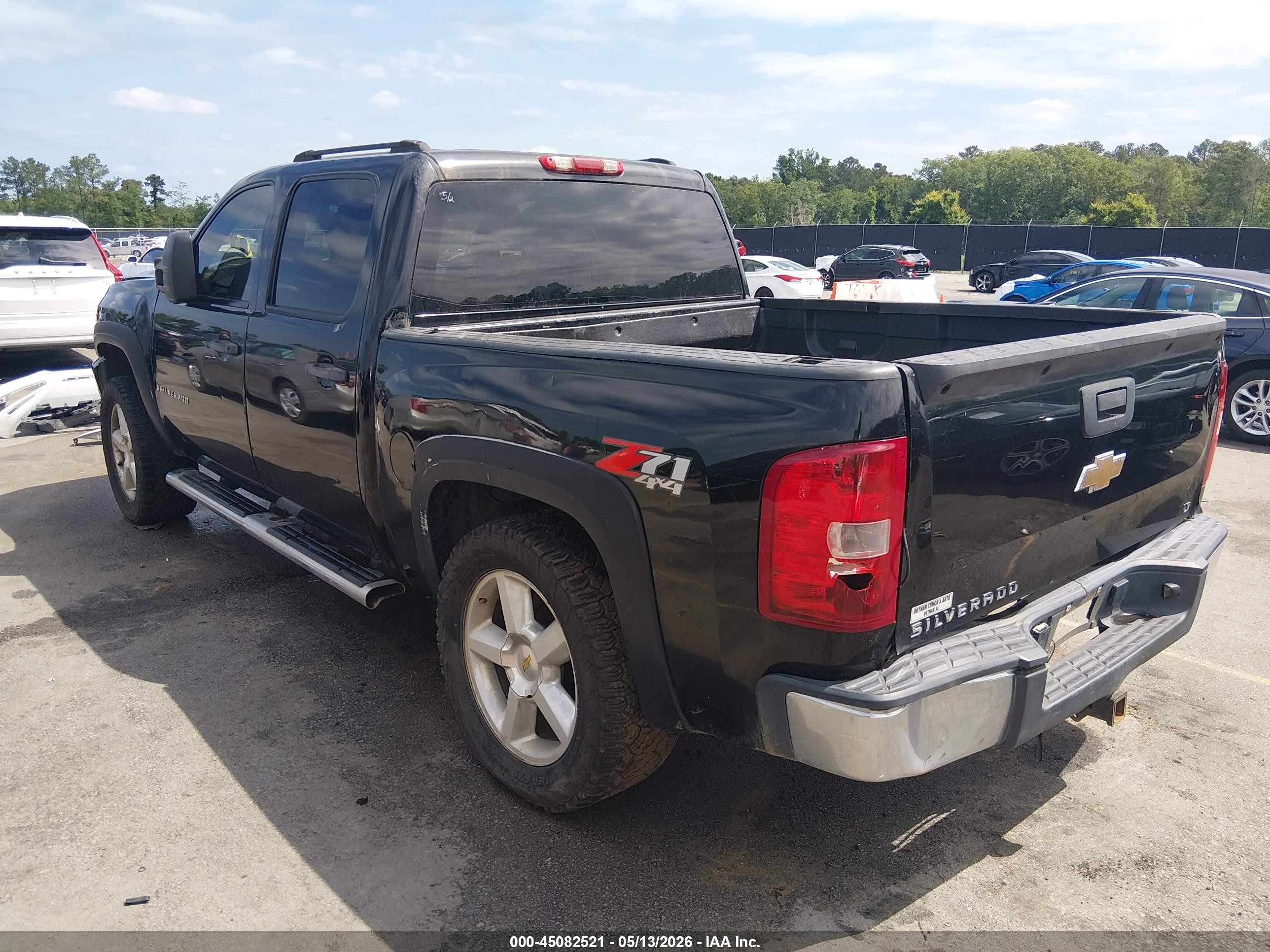 2008 Chevrolet Silverado 1500 Lt1/lt2/ltz/work Truck Black vin: 2GCEK13M981208852