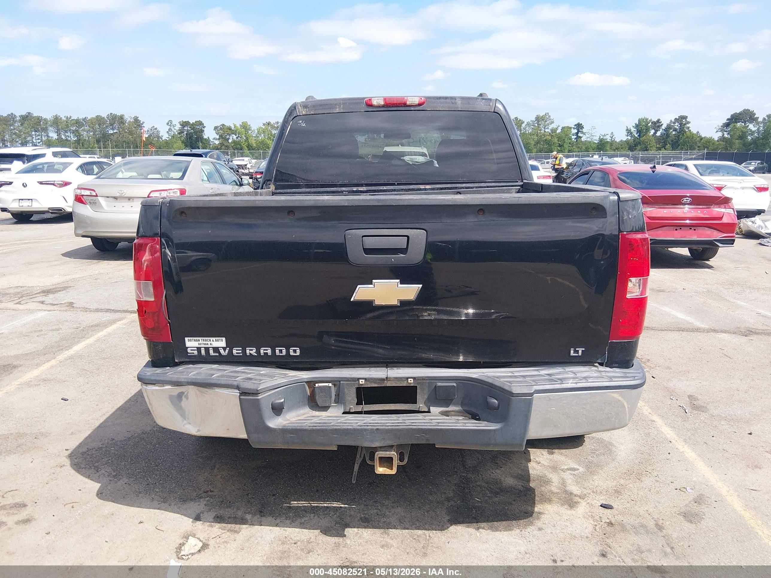 2008 Chevrolet Silverado 1500 Lt1/lt2/ltz/work Truck Black vin: 2GCEK13M981208852