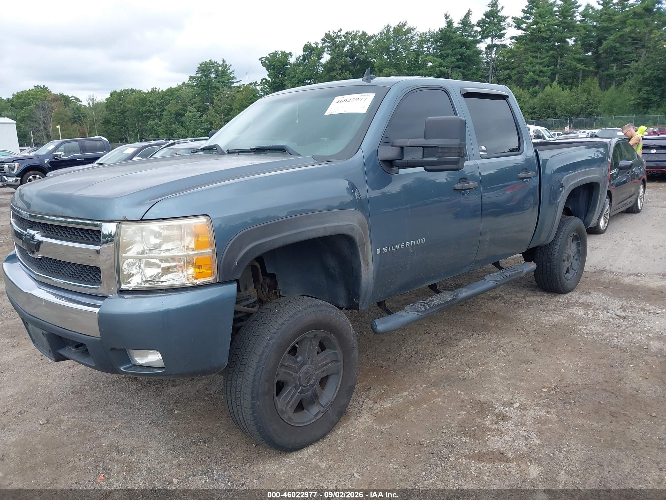 2008 Chevrolet Silverado 1500 Lt2 Blue vin: 2GCEK13M981238532