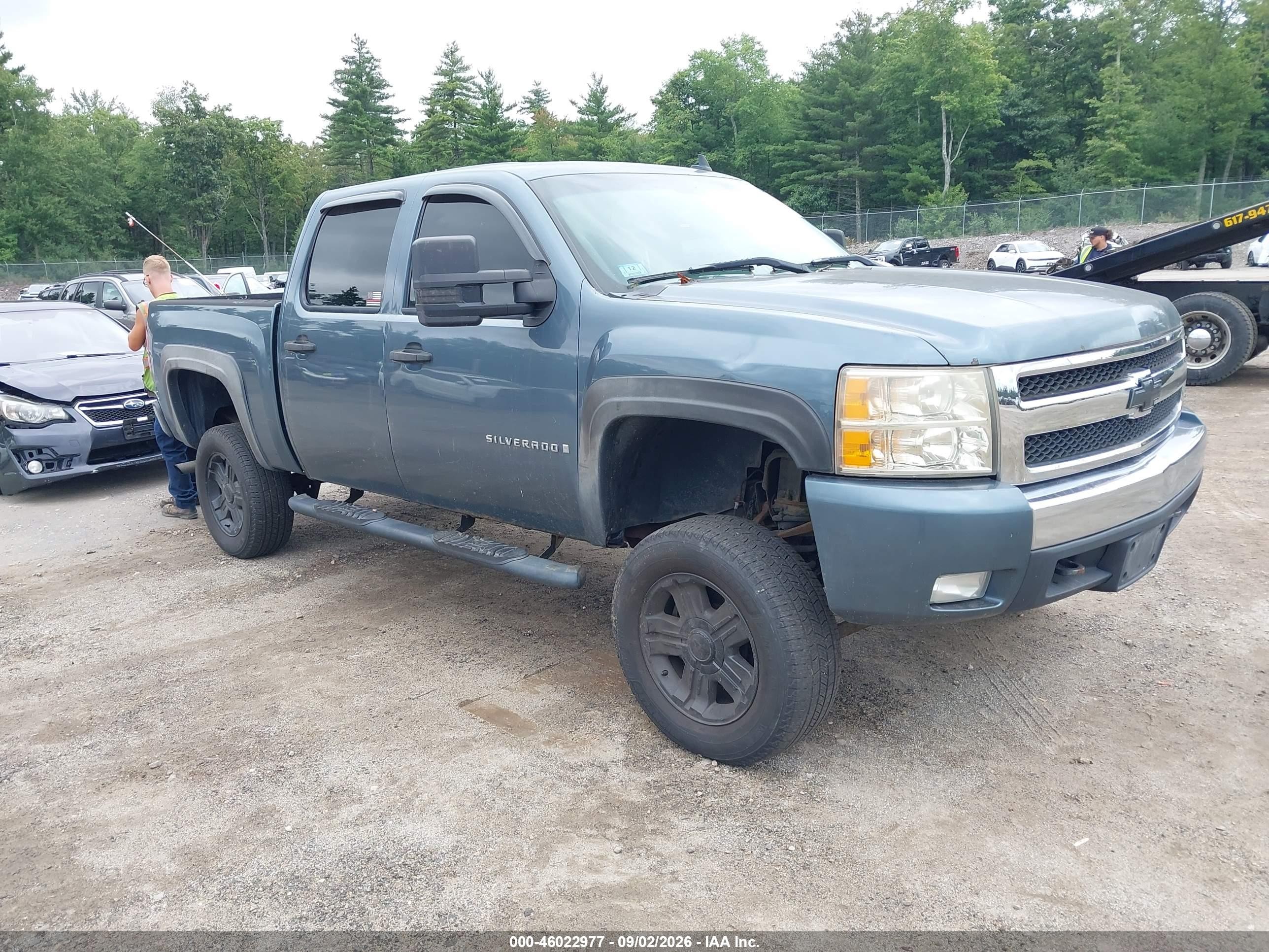 2008 Chevrolet Silverado 1500 Lt2 Blue vin: 2GCEK13M981238532
