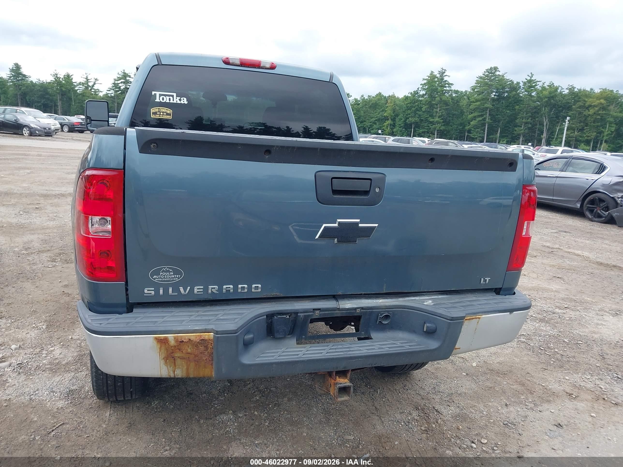 2008 Chevrolet Silverado 1500 Lt2 Blue vin: 2GCEK13M981238532