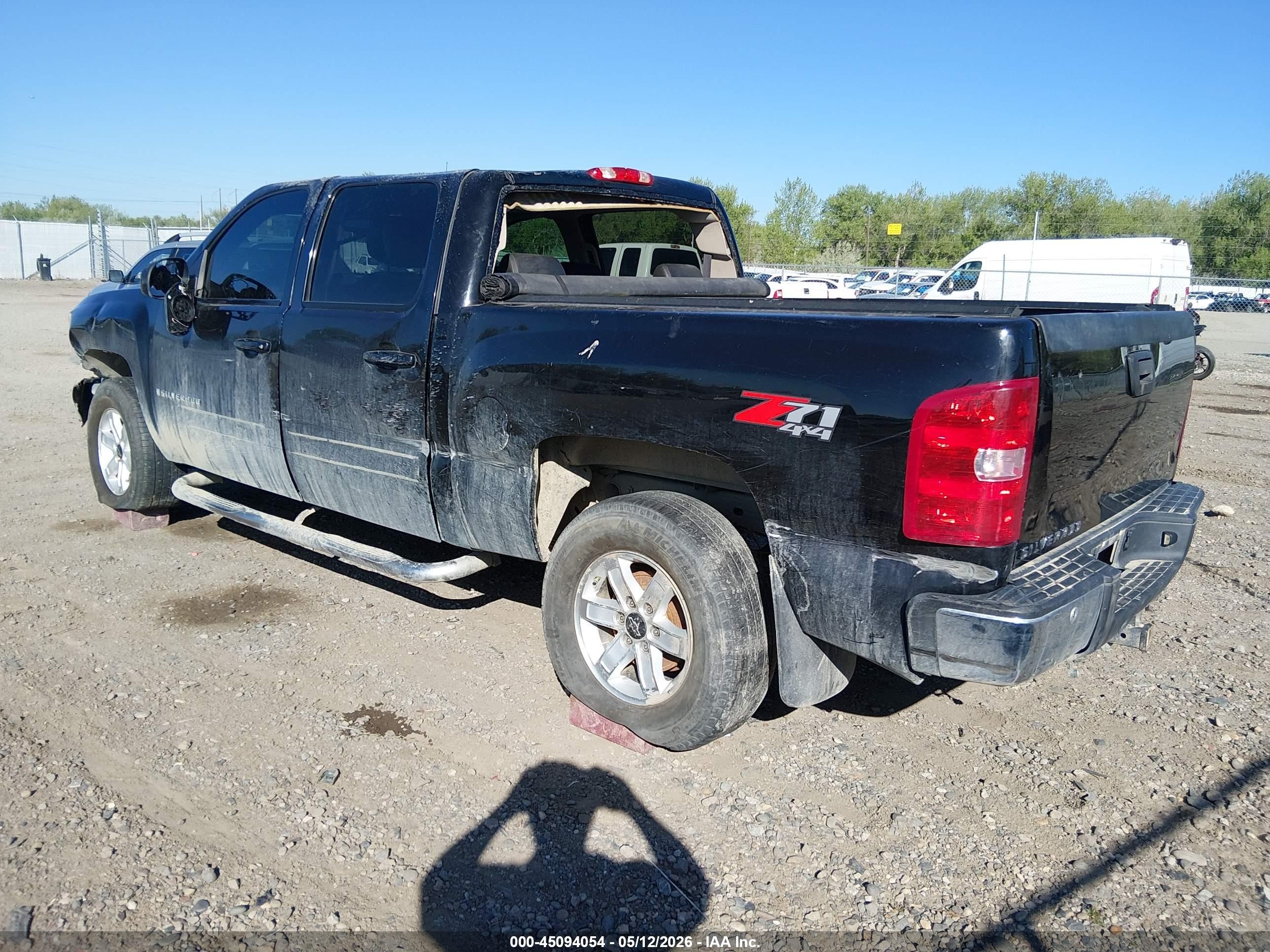 2007 Chevrolet Silverado 1500 Ltz Черный vin: 2GCEK13MX71596110
