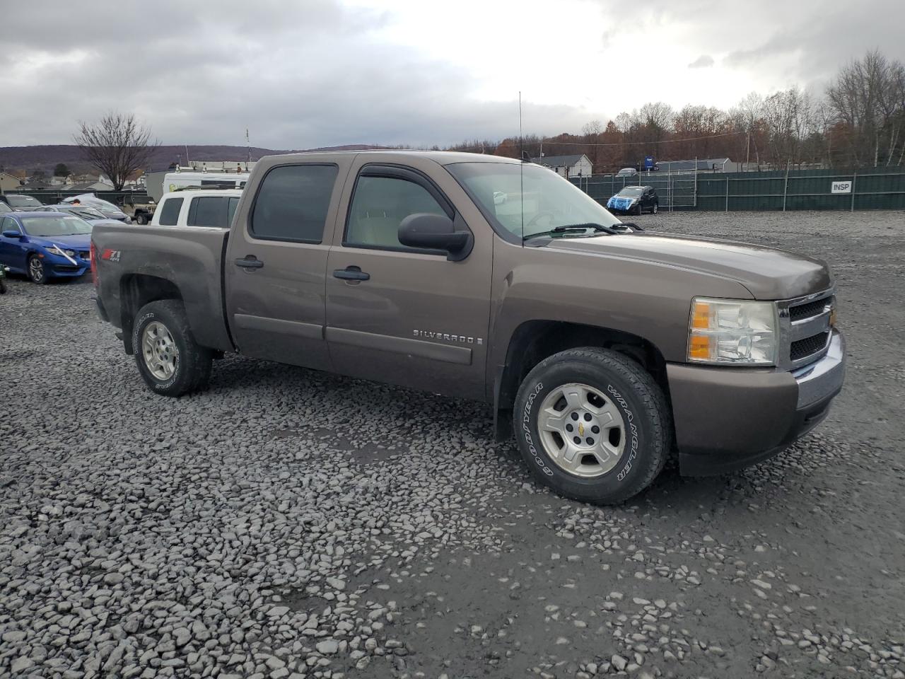 2007 Chevrolet Silverado K1500 Crew Cab Brown vin: 2GCEK13MX71617618