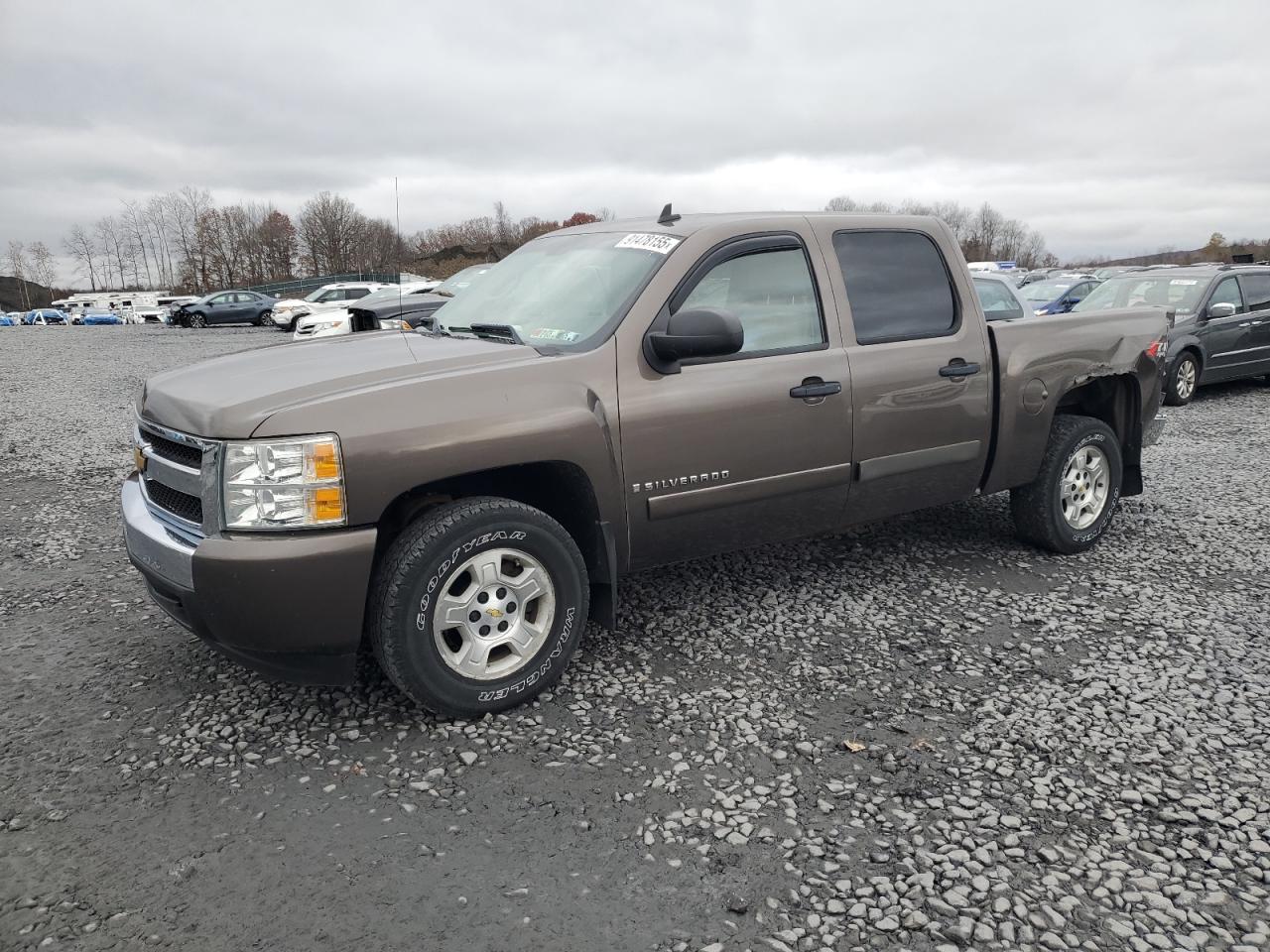 2007 Chevrolet Silverado K1500 Crew Cab Brown vin: 2GCEK13MX71617618