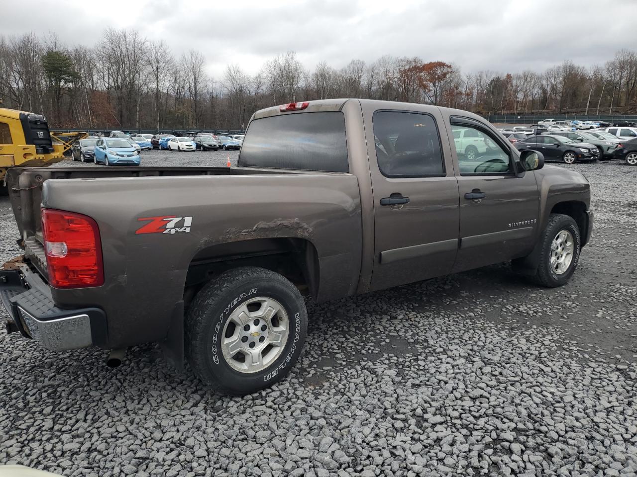 2007 Chevrolet Silverado K1500 Crew Cab Brown vin: 2GCEK13MX71617618