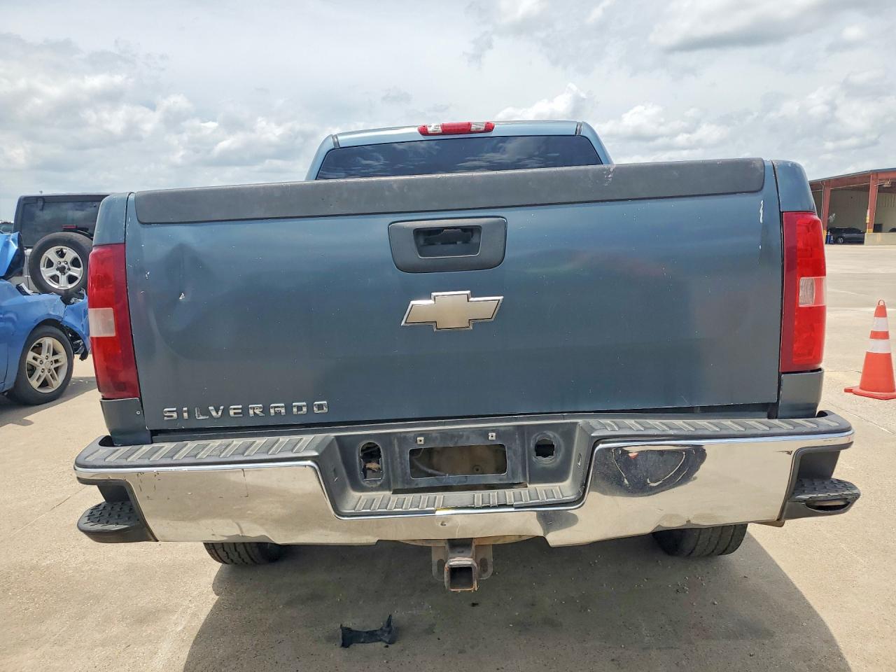 2007 Chevrolet Silverado K1500 Crew Cab Blue vin: 2GCEK13MX71641014
