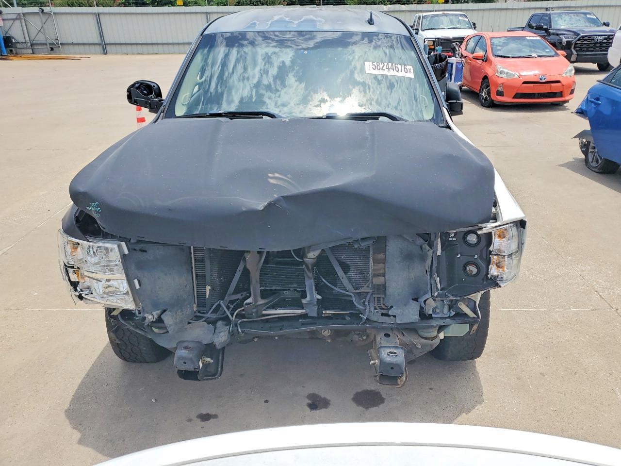 2007 Chevrolet Silverado K1500 Crew Cab Blue vin: 2GCEK13MX71641014