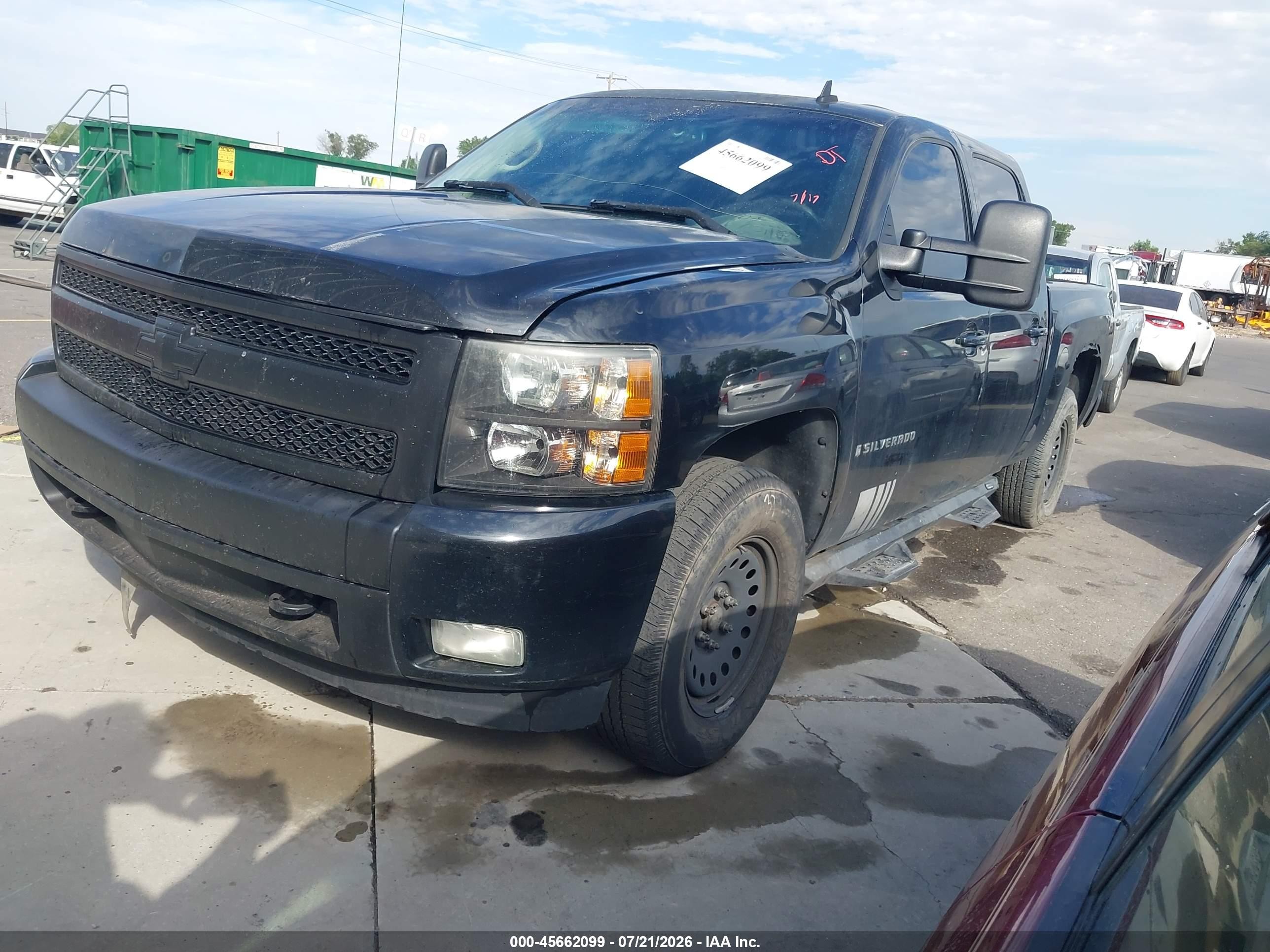 2008 Chevrolet Silverado 1500 Lt1/lt2/ltz/work Truck Black vin: 2GCEK13MX81245585