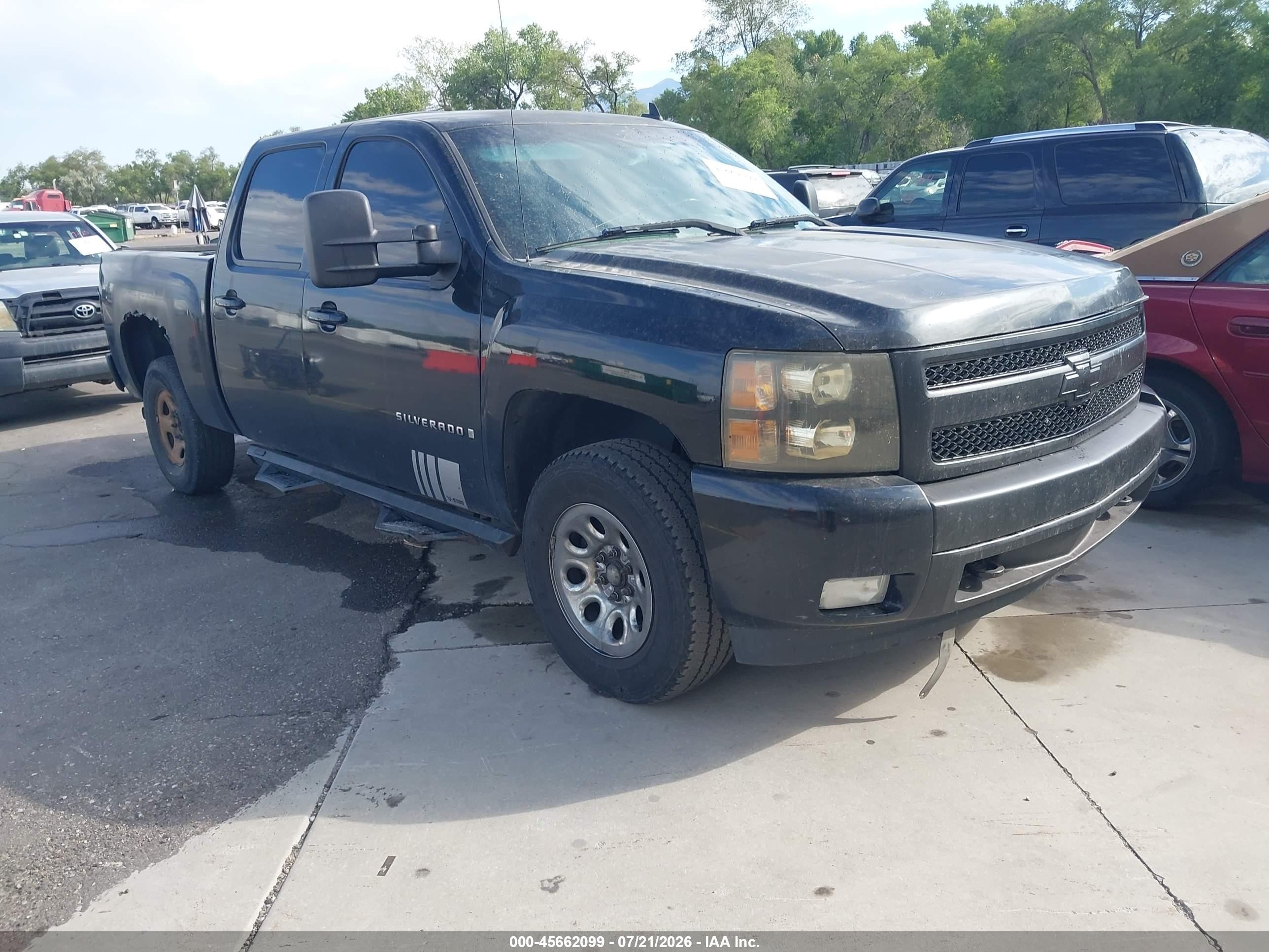 2008 Chevrolet Silverado 1500 Lt1/lt2/ltz/work Truck Black vin: 2GCEK13MX81245585
